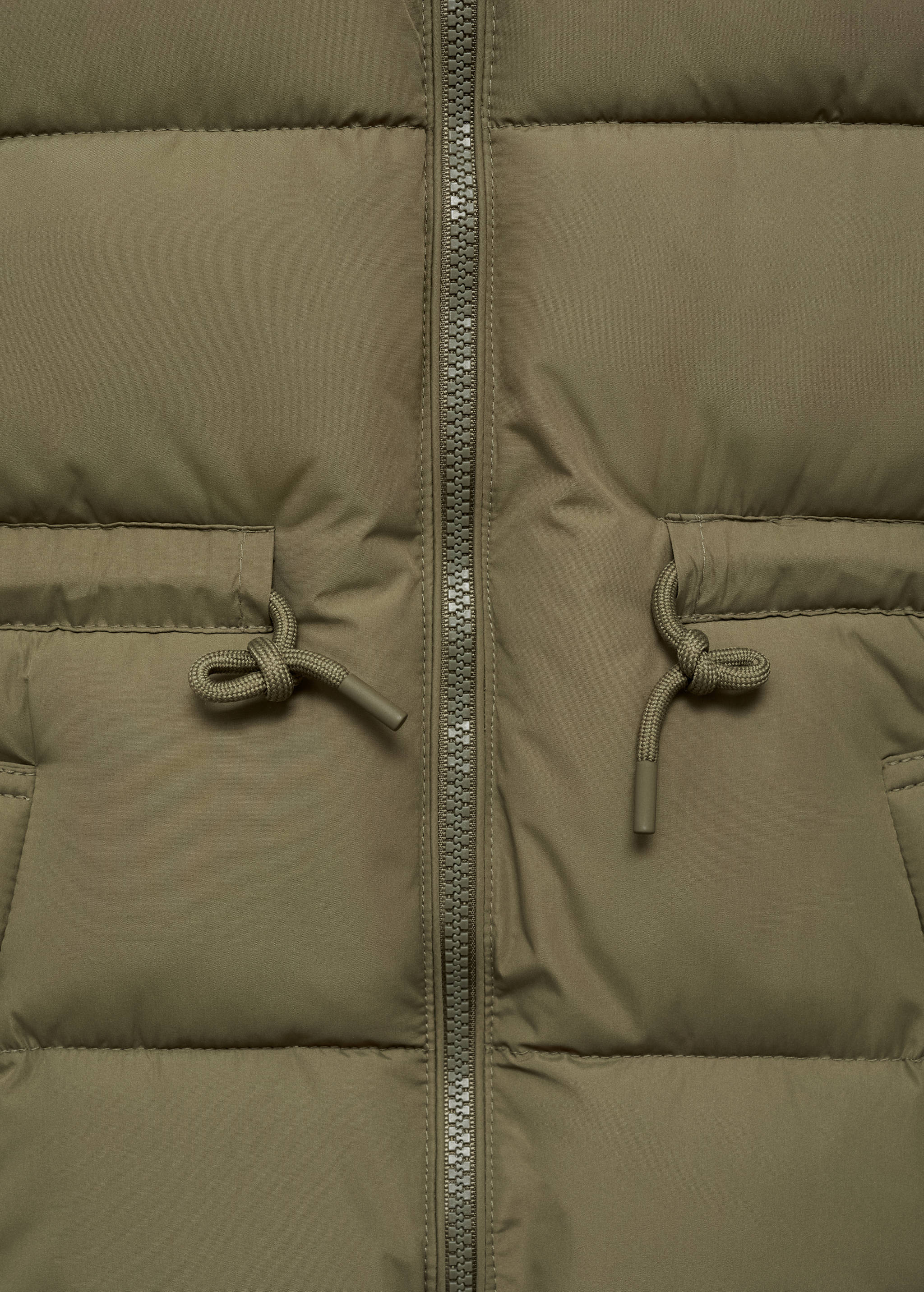 Dlouhá prošívaná vesta - Detail zboží 8