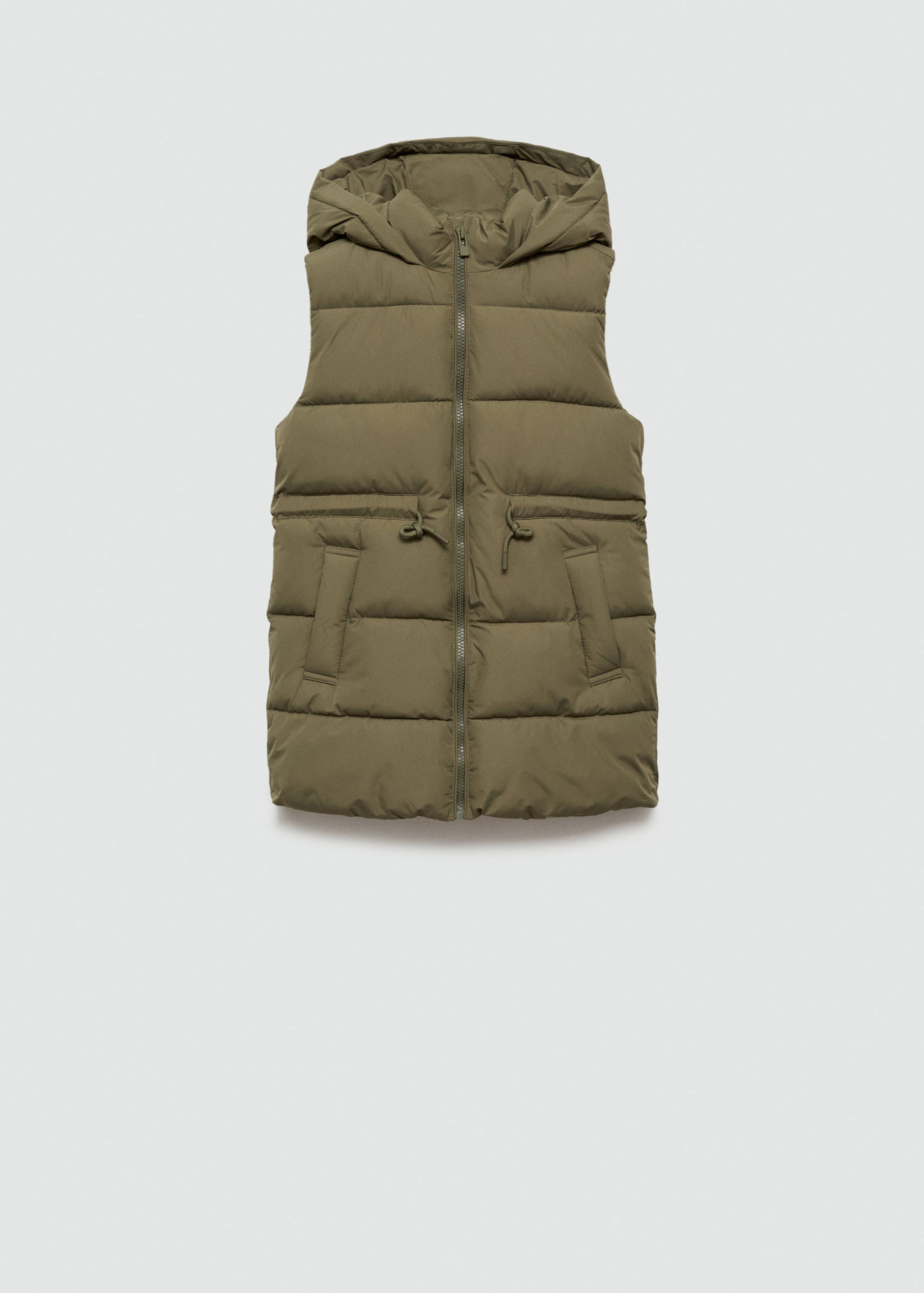 Long puffer vest - Article without model