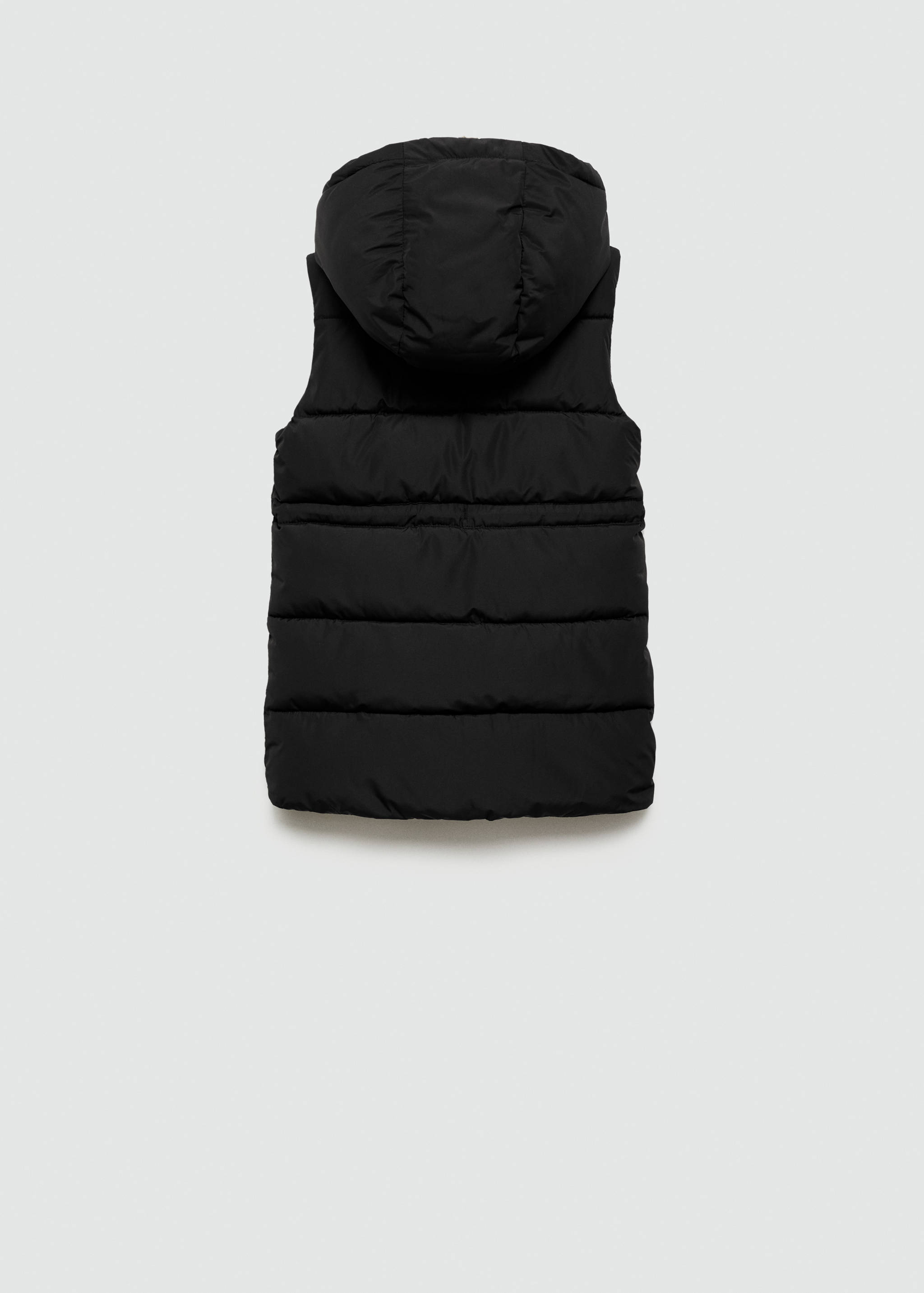 Dlouhá prošívaná vesta - Zadní strana zboží