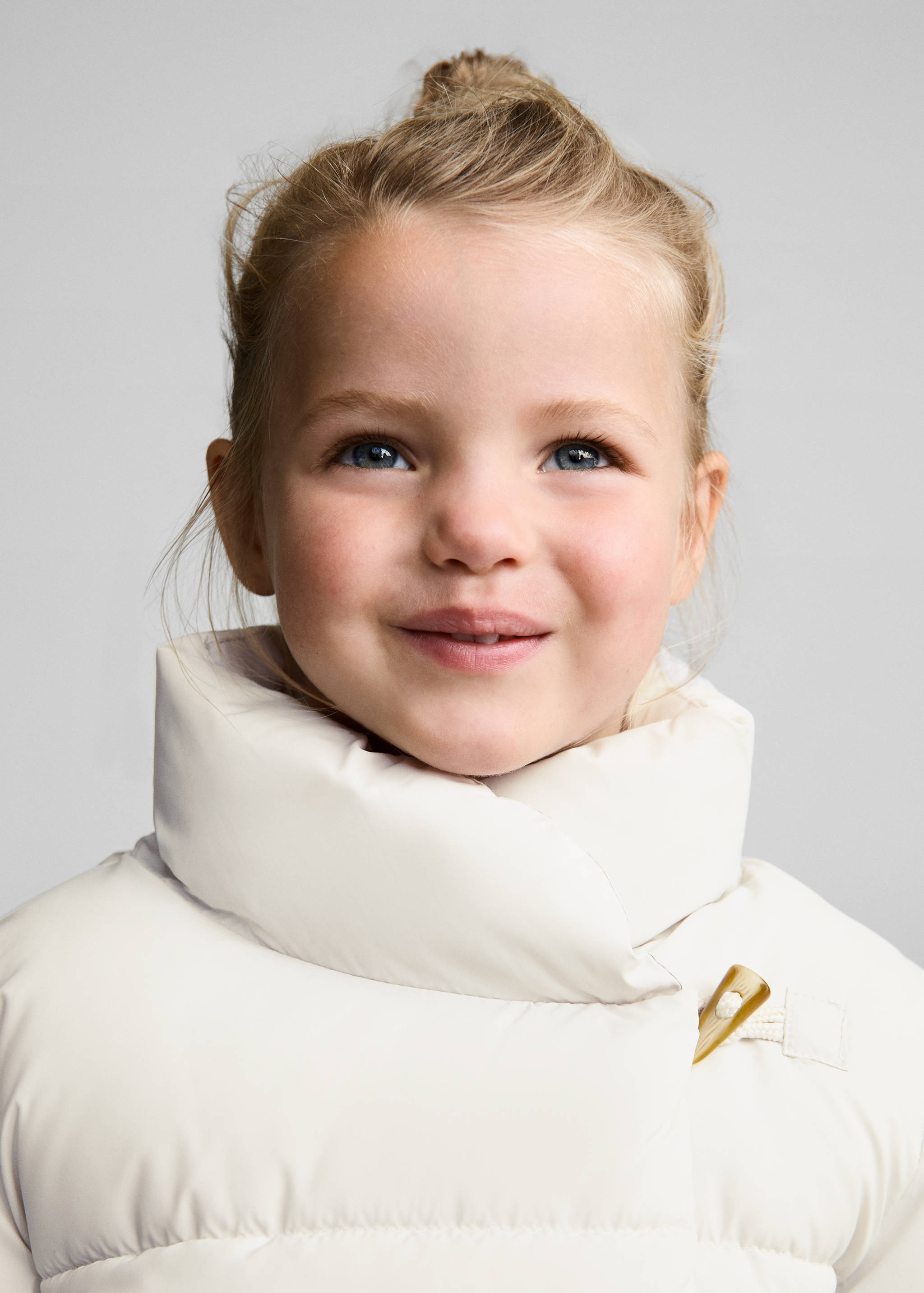 Padded anorak with fur-effect interior - Details of the article 1