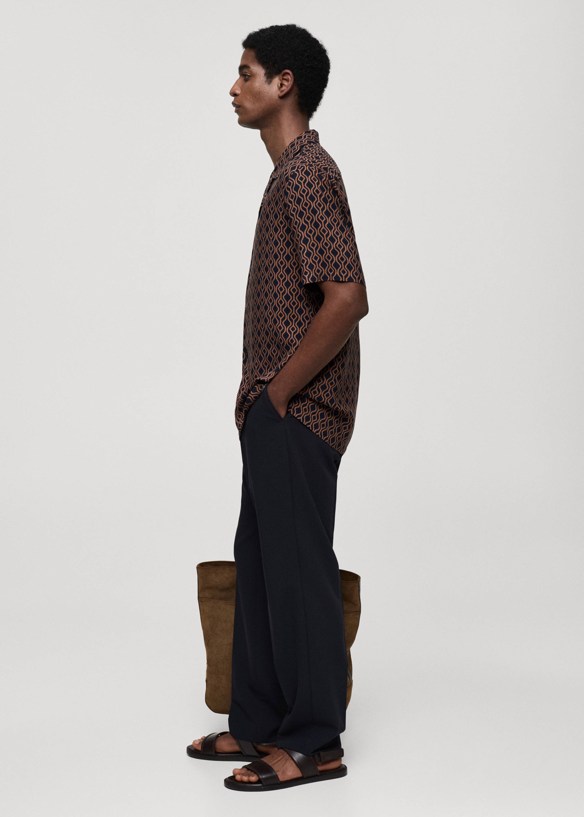 Chemise regular-fit fluide imprimée - Détail de l'article 2