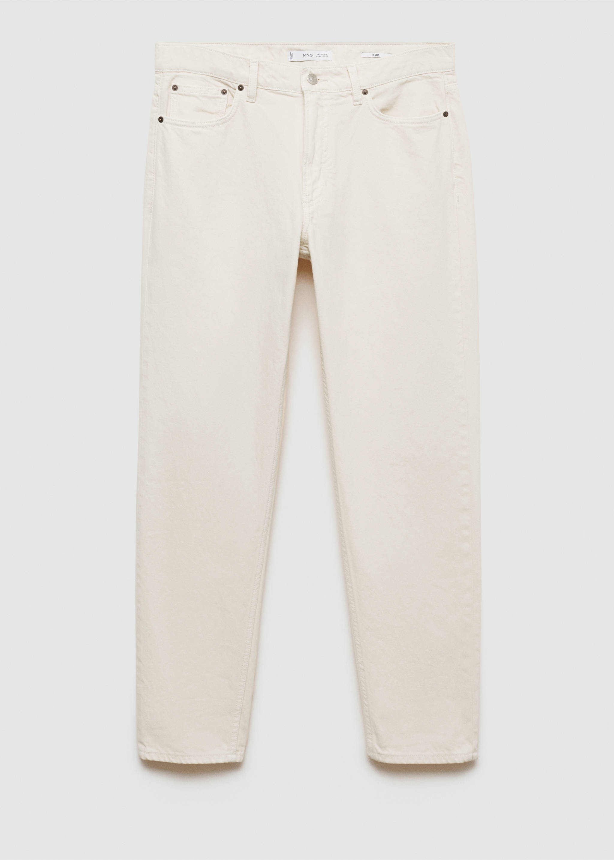Džíny Bob regular fit - Zboží bez modelu, Béžová. Ref: 77024444-00.