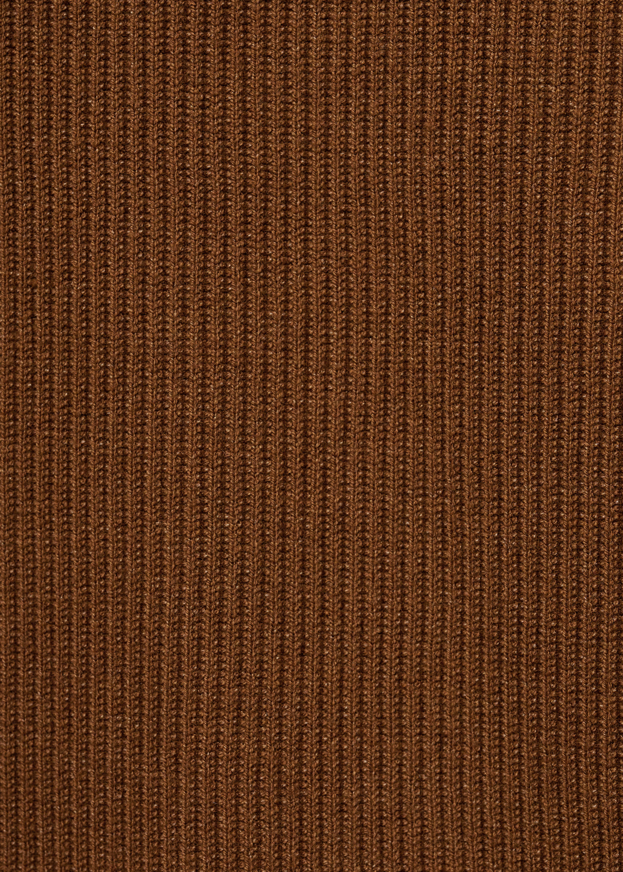 Gerippter Pullover aus Baumwollgemisch mit Polo-Kragen - Detail des Artikels 0