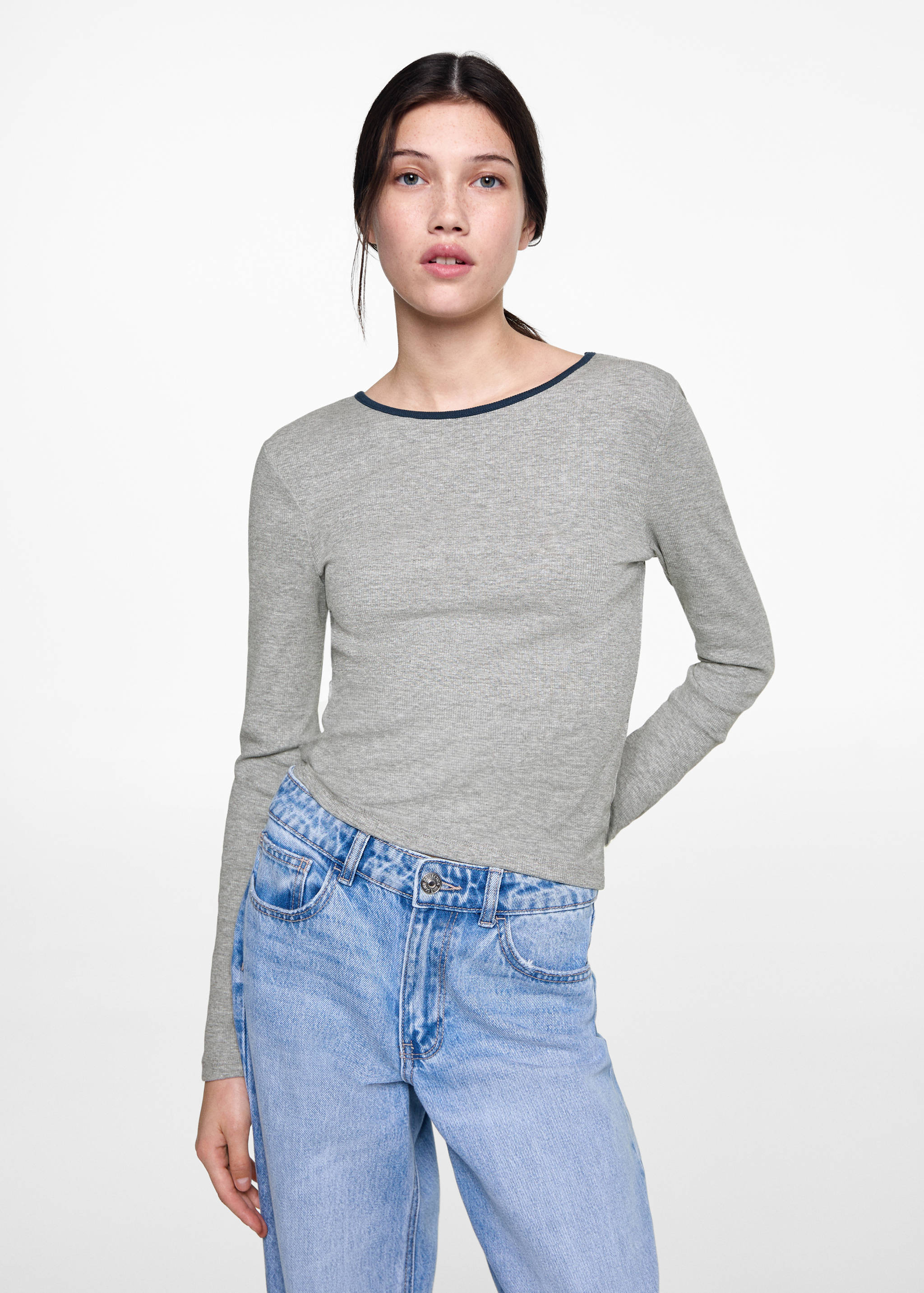 T-shirt jaspé - Plan moyen