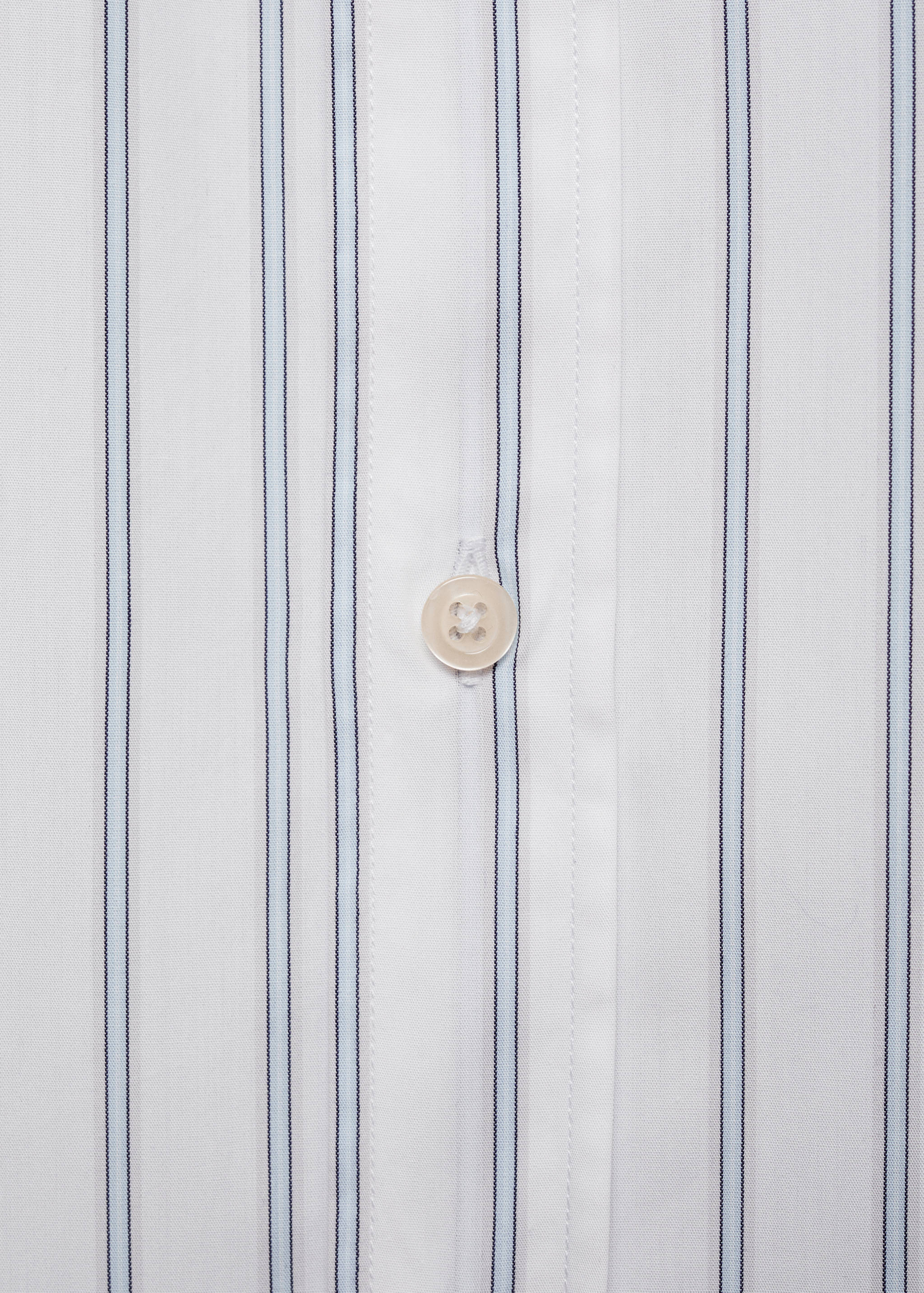 Regular-fit striped cotton shirt - Details of the article 0
