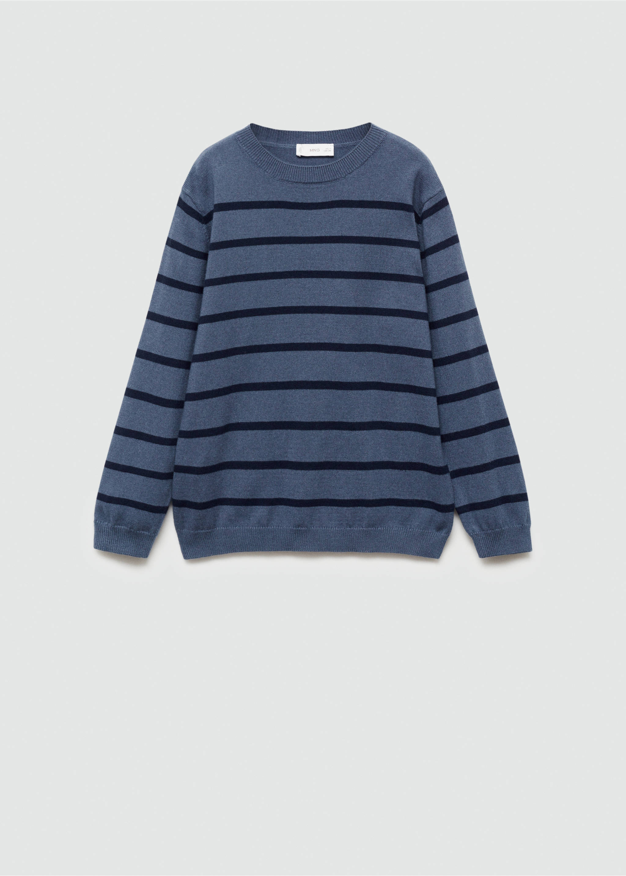 Pulover din tricot cu dungi - Articol fără model, Albastru. Ref: 77024759-00.