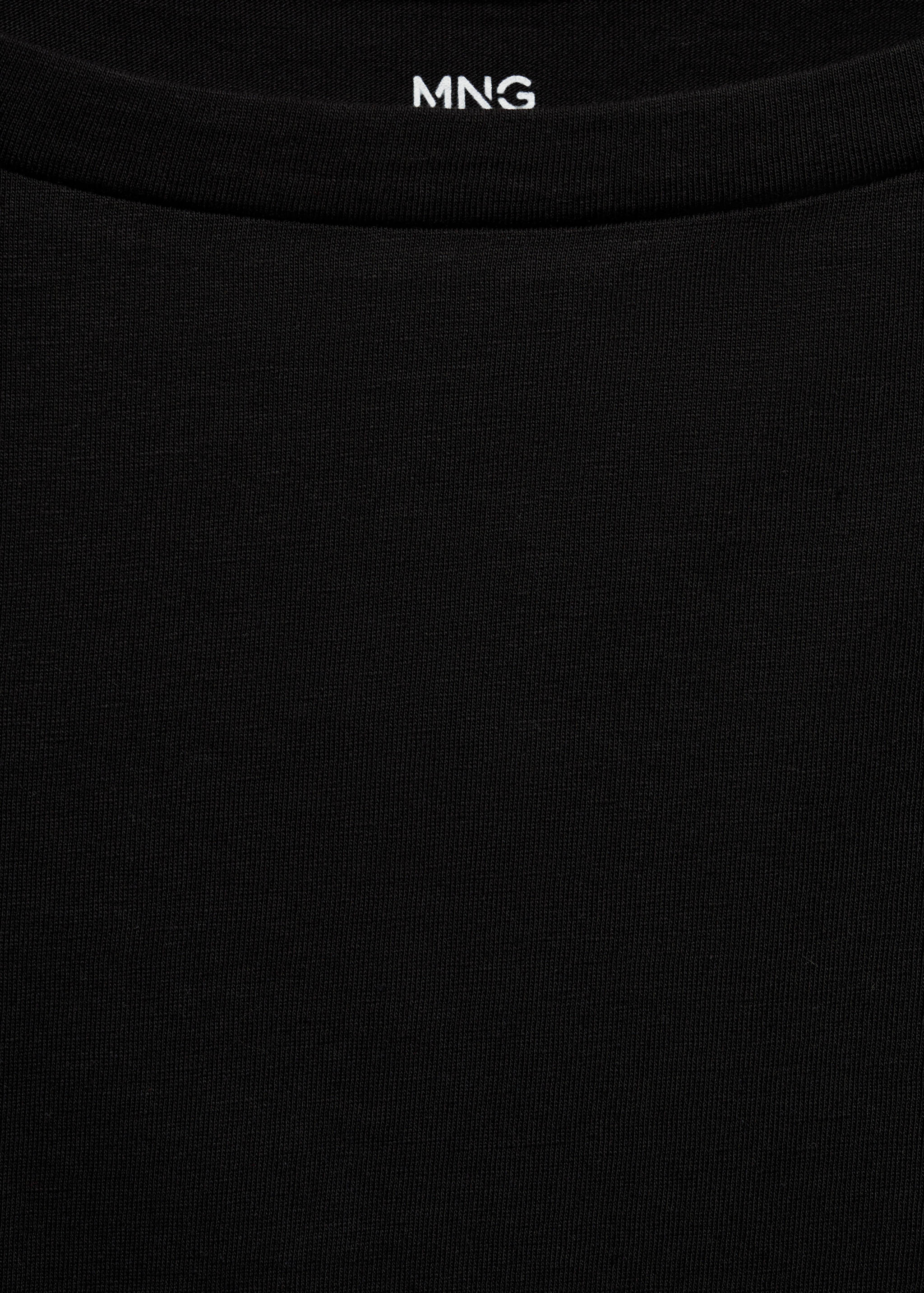 Camiseta cuello barco manga larga - Detalle del artículo 8