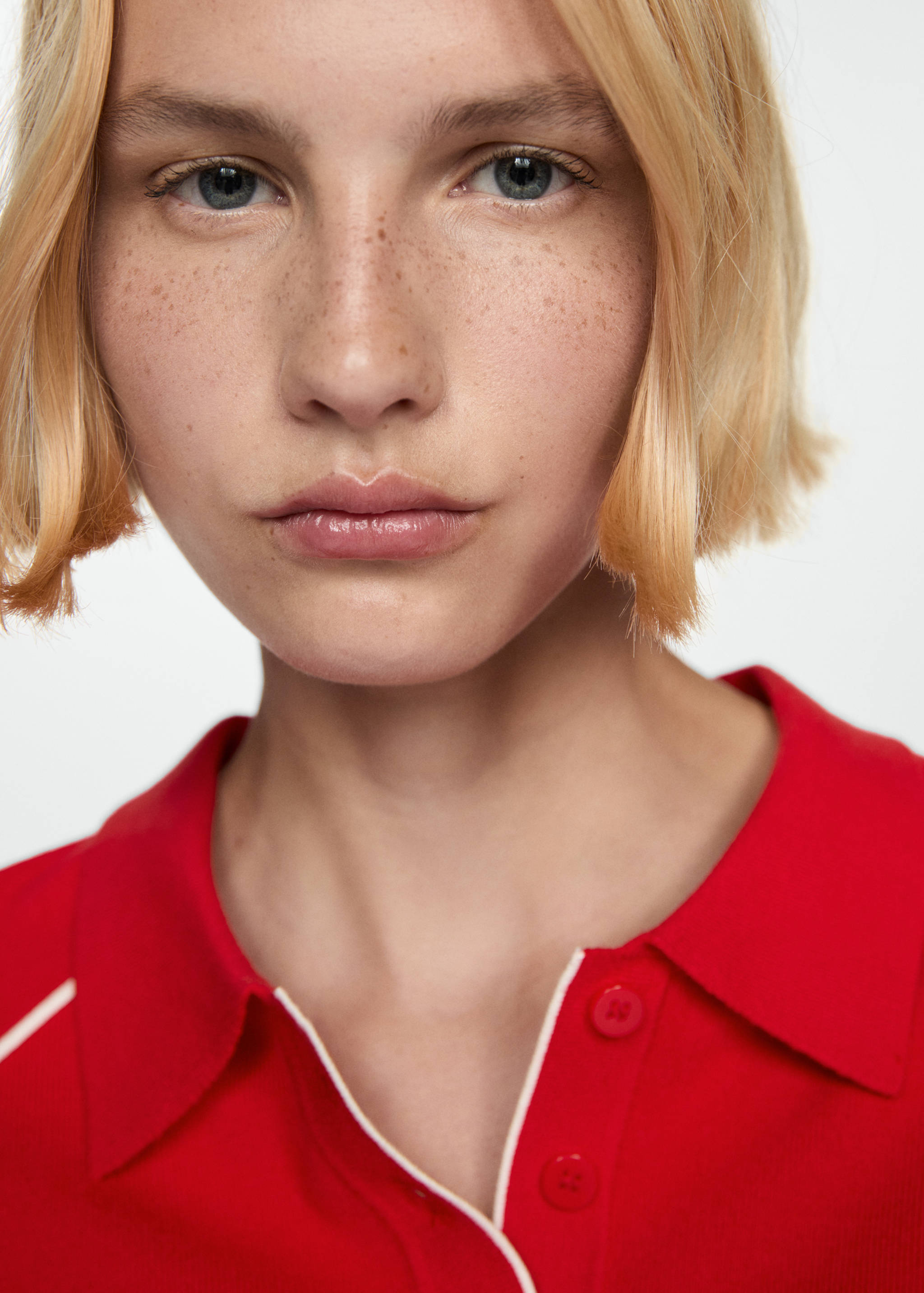 Contrast-edge sweater - Details of the article 1