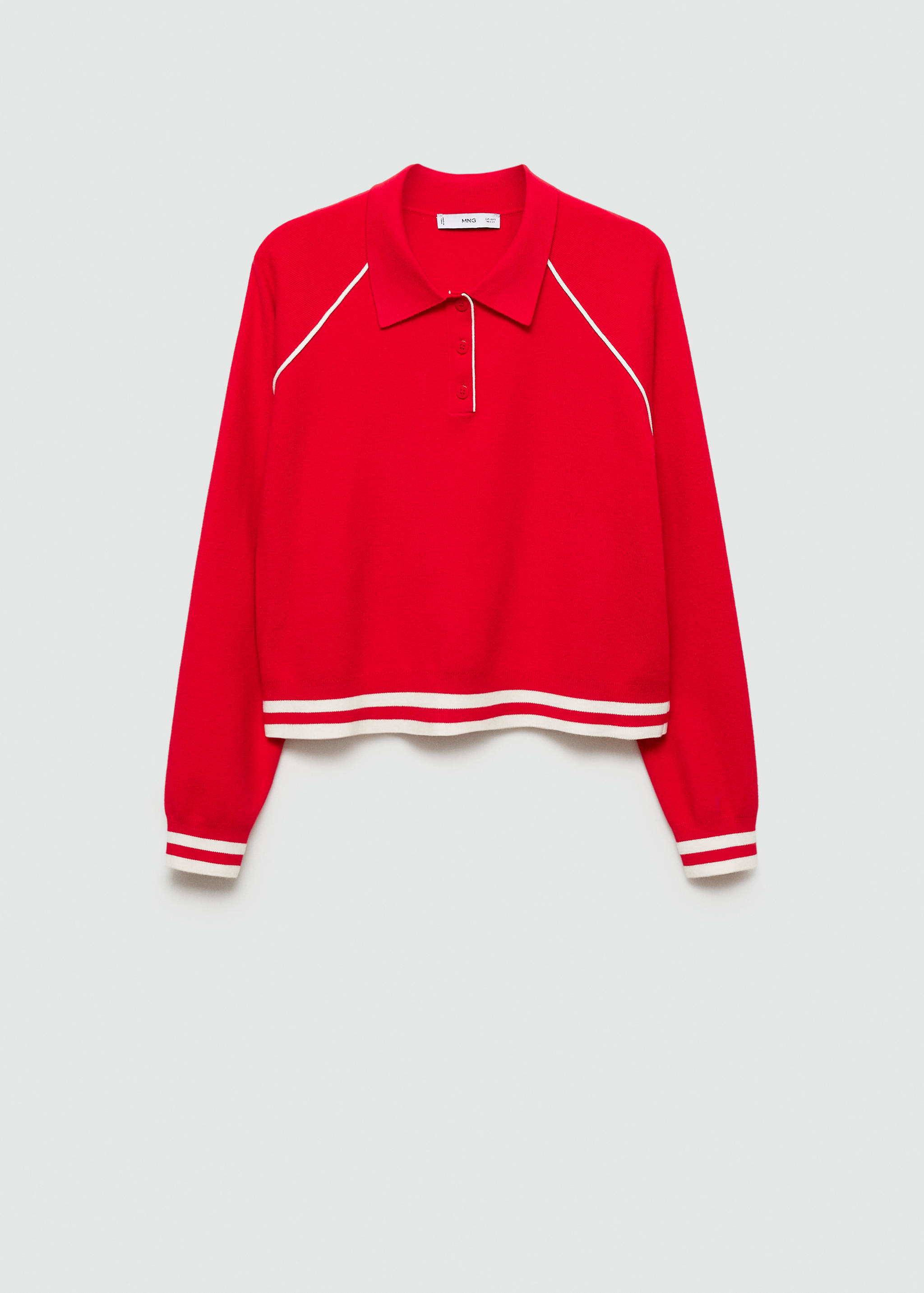 Contrast-edge sweater - Article without model