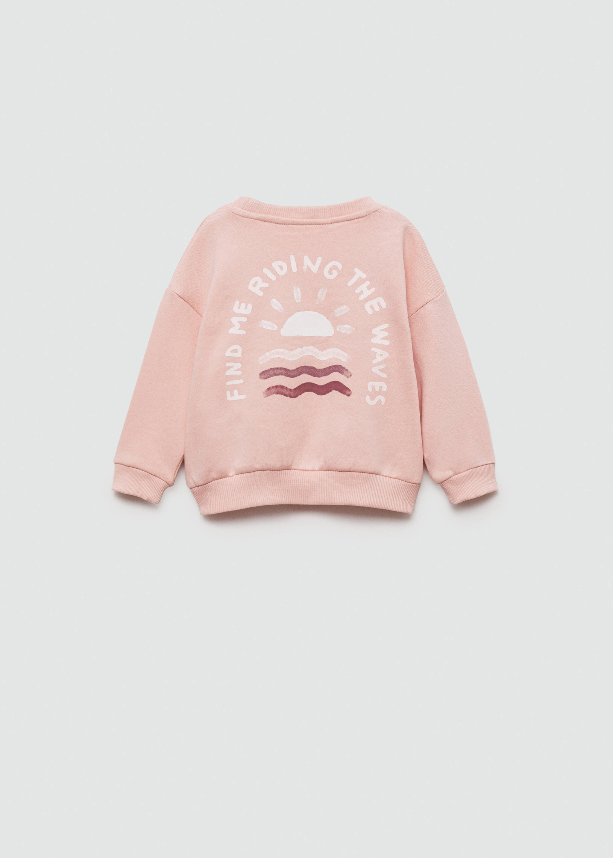 Surf printed sweatshirt - Reverse of the article