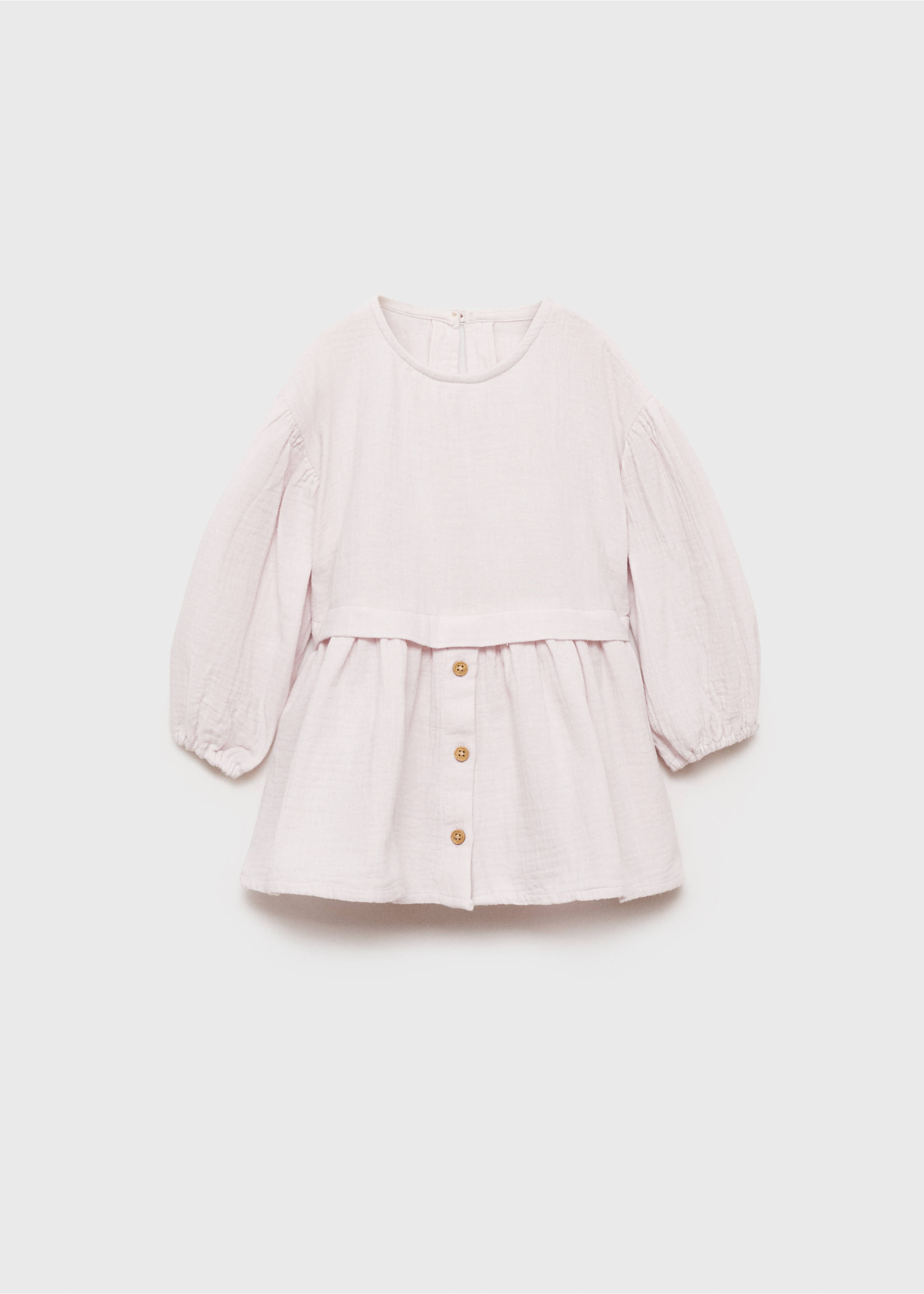 Bawełniana sukienka zapinana na guziki - Artykuł bez modela/modelki, Jasny/Pastelowa purpura. Ref: 77024771-00.