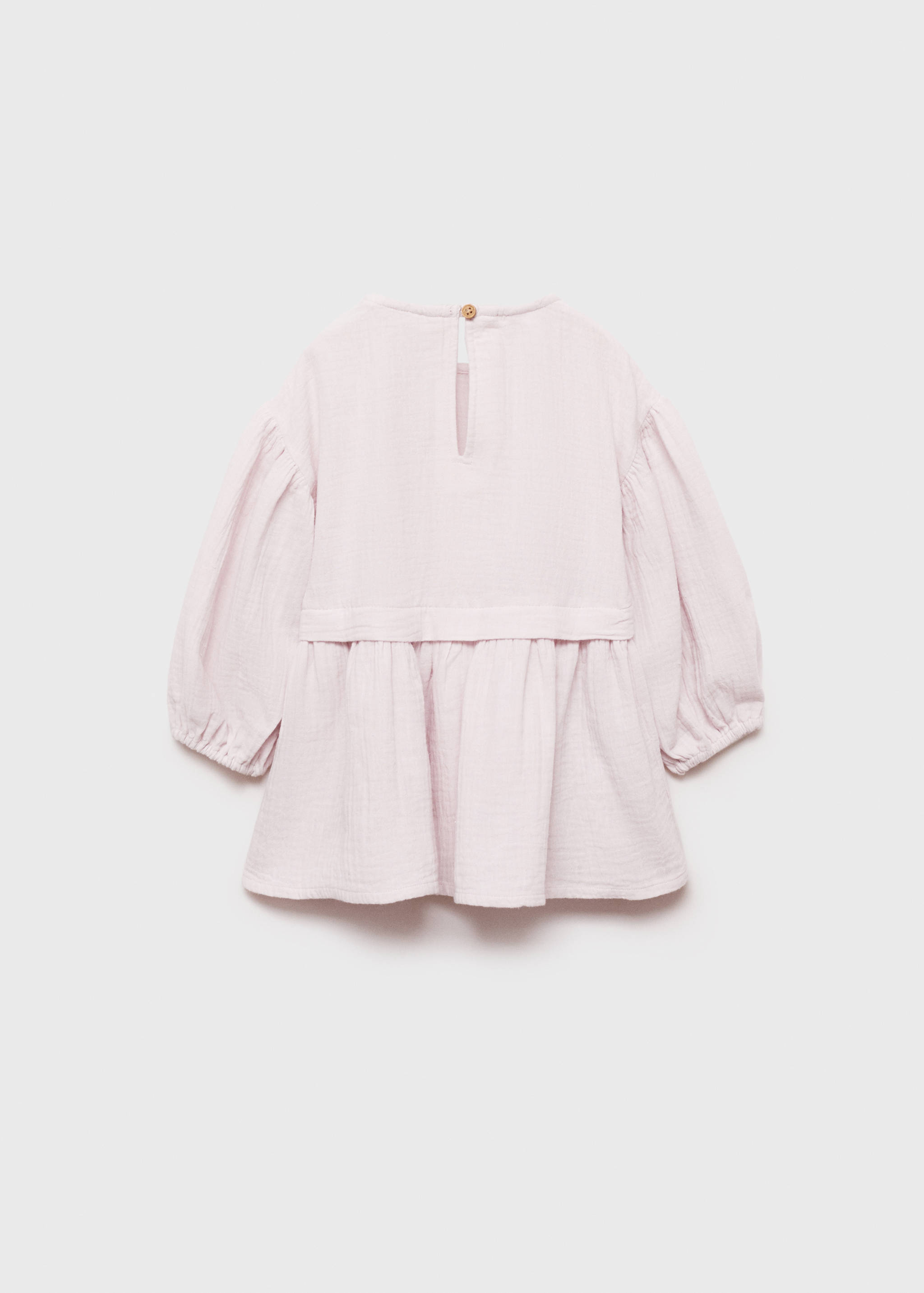 Buttons cotton dress - Reverse of the article