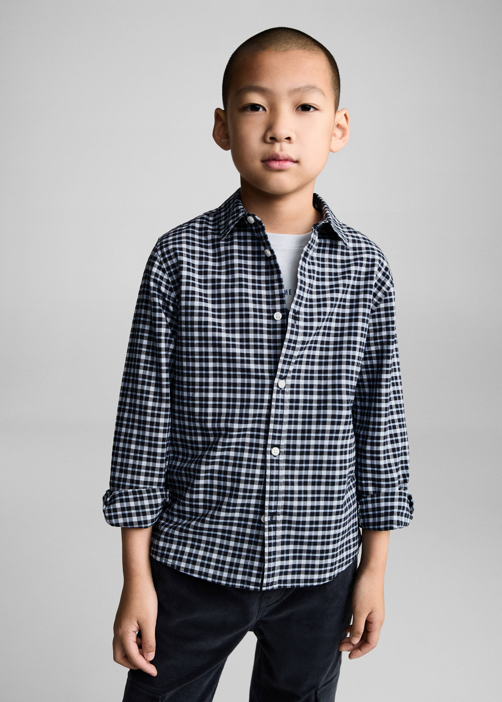 Micro check shirt - Medium plane