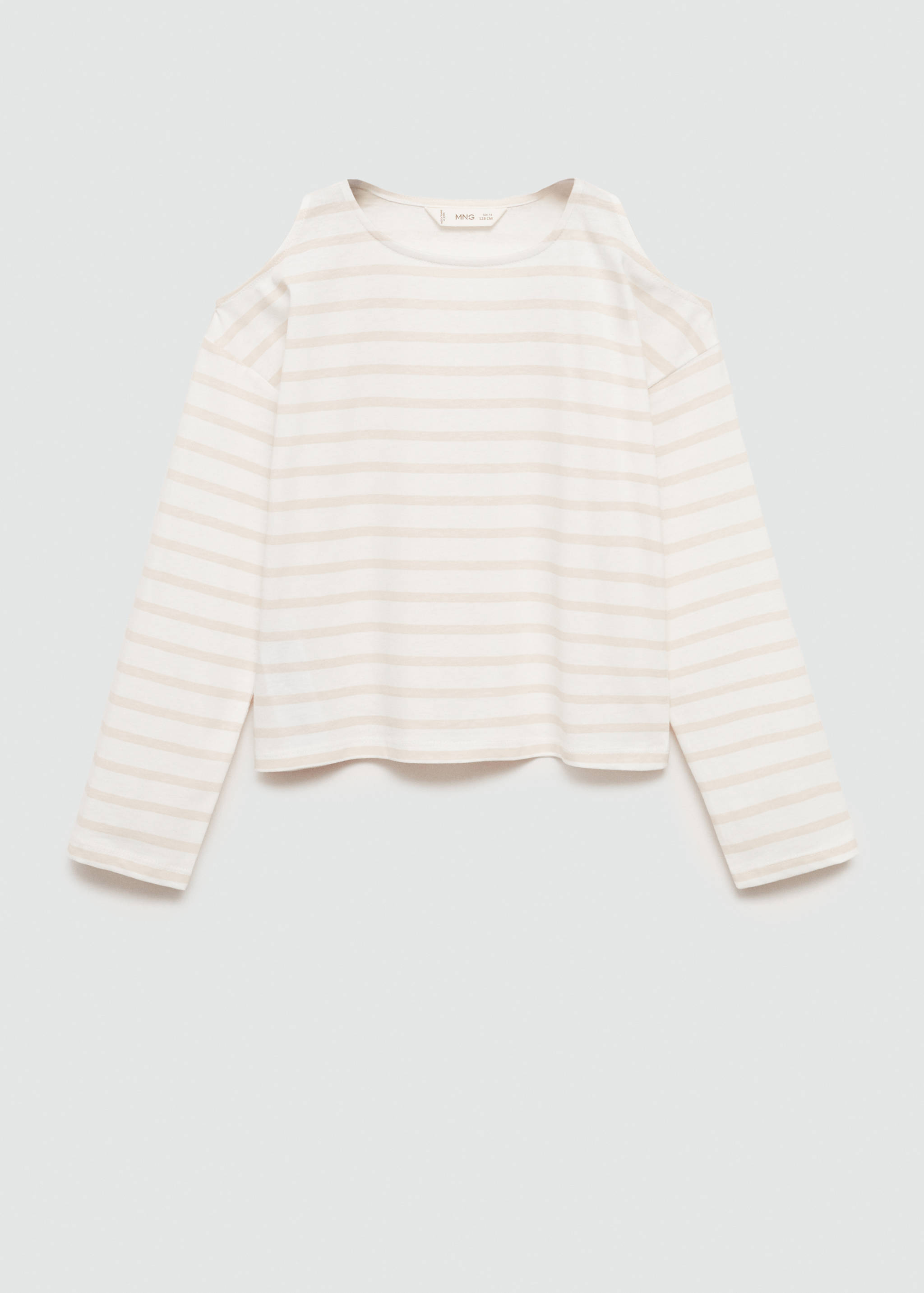 T-shirt i bomull bara axlar - Artikel utan modell