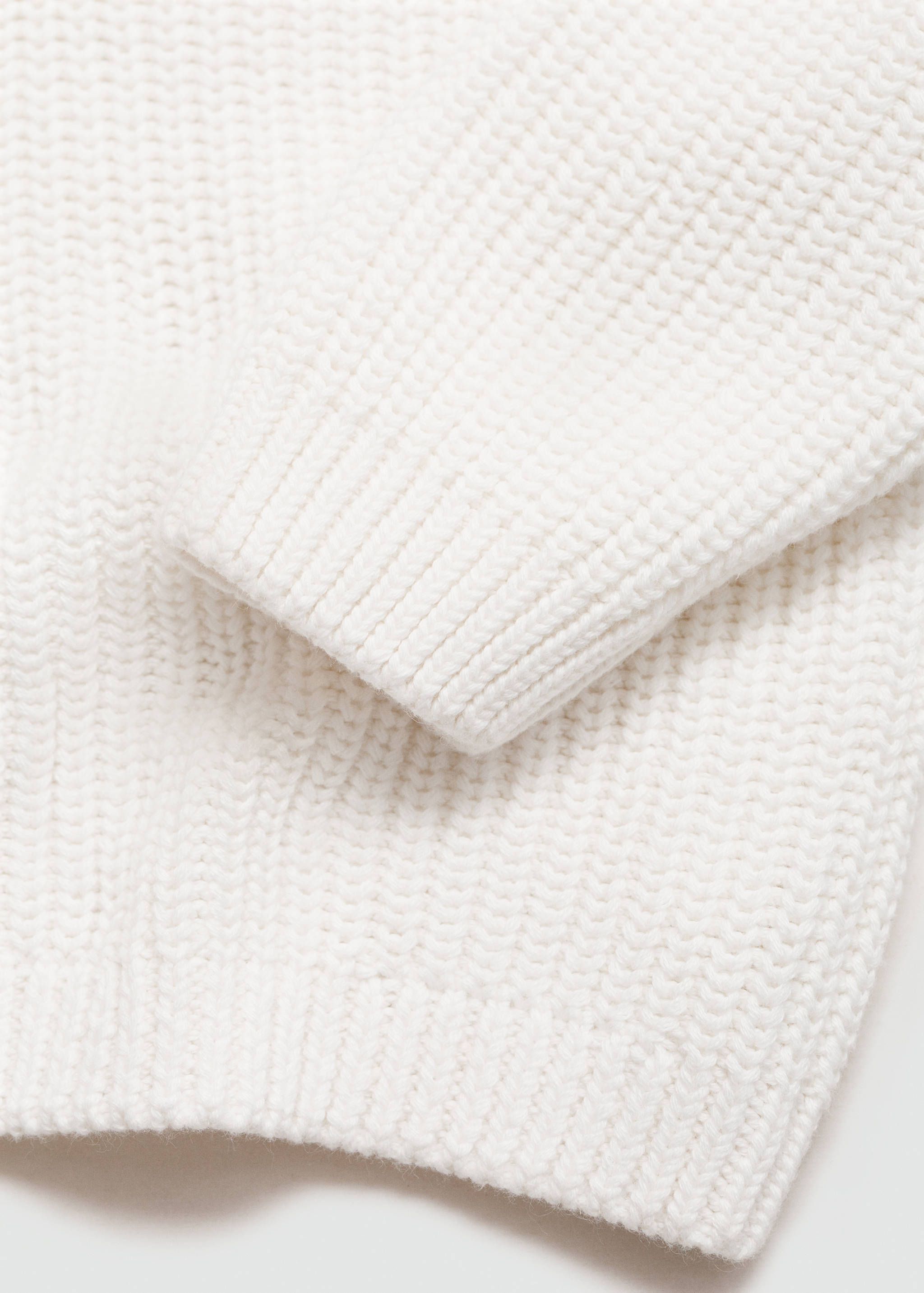 Buttoned collar knit sweater - Details of the article 0
