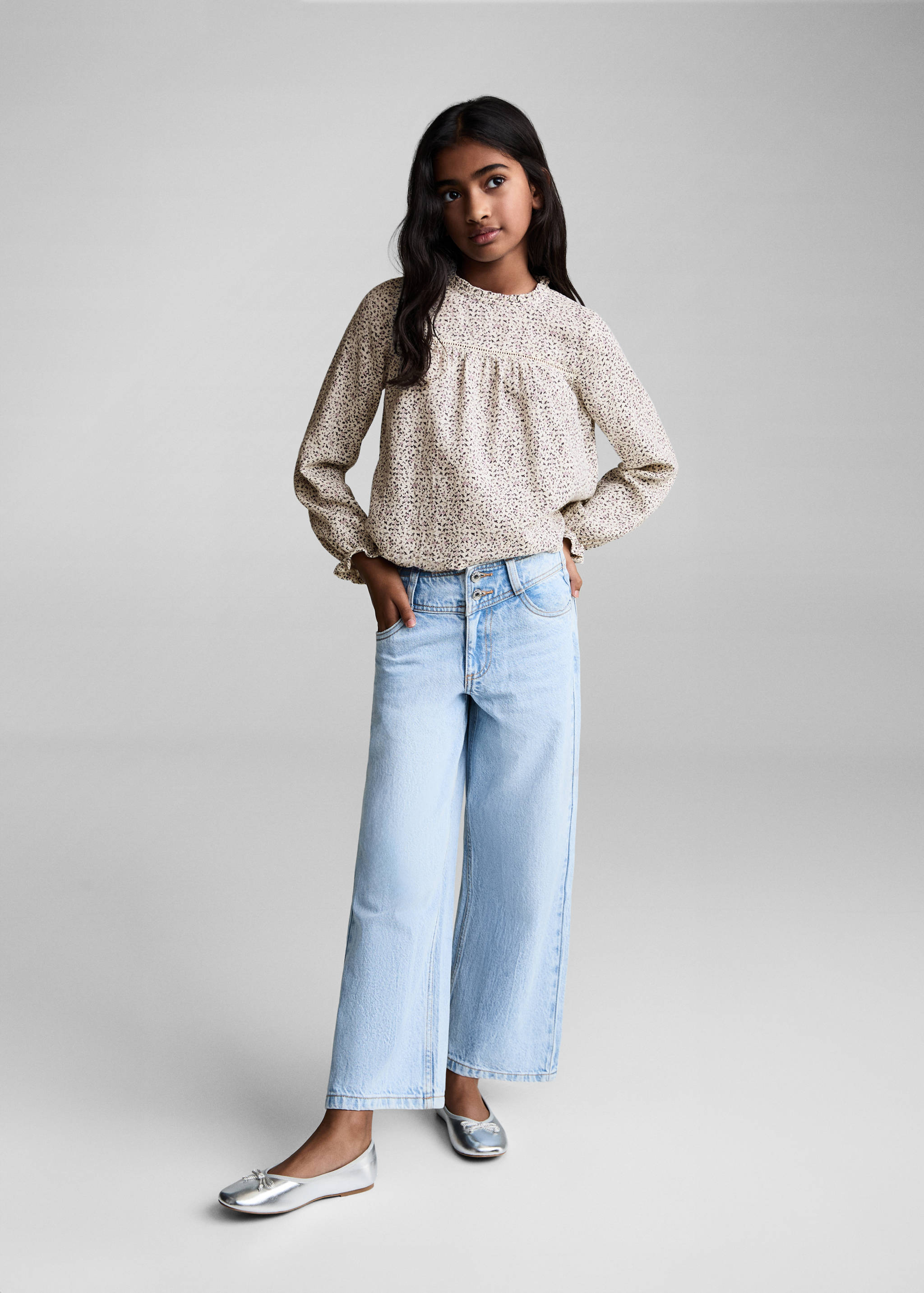 Blusa estampado floral - Plano general