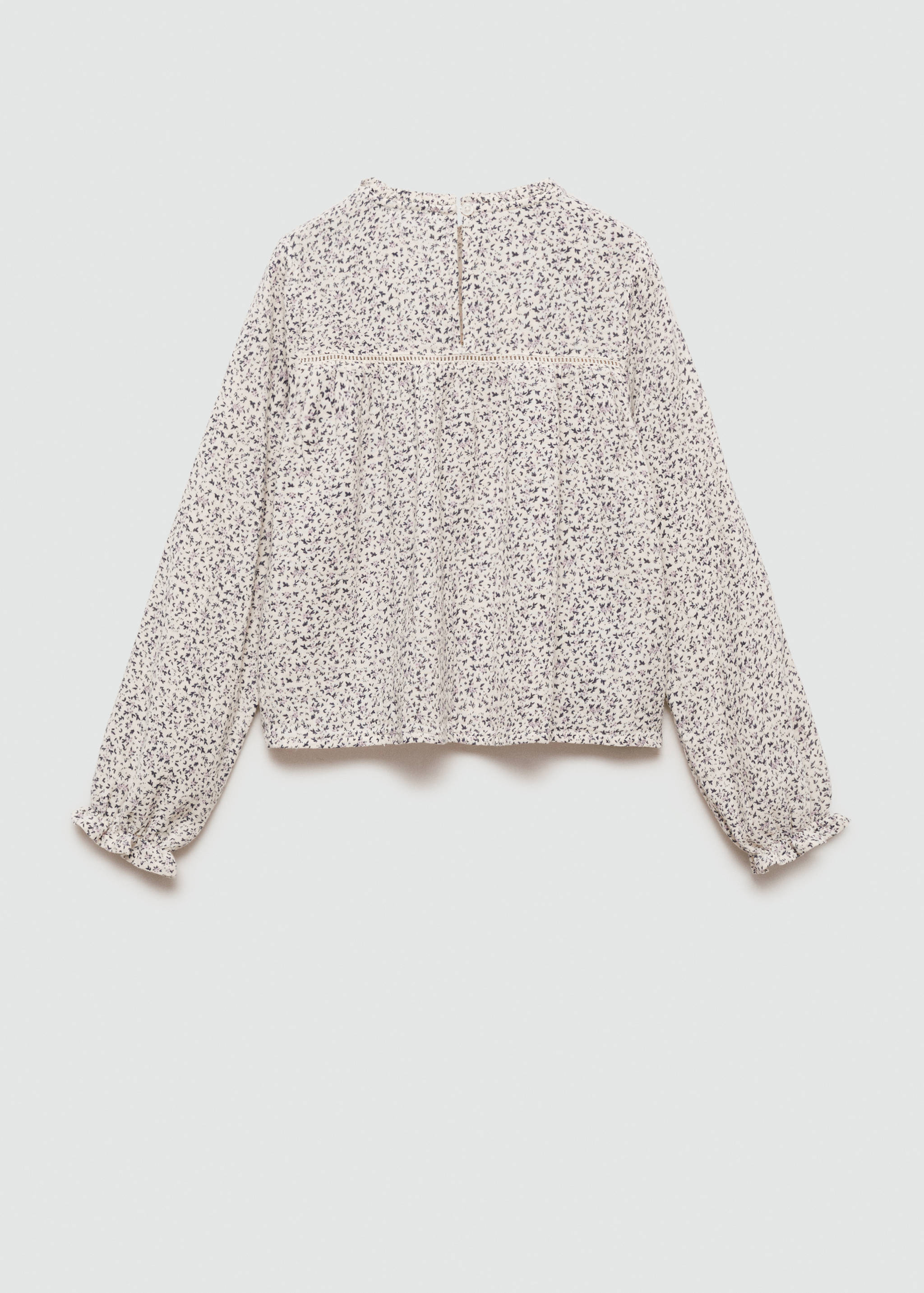 Blusa estampado floral - Reverso del artículo