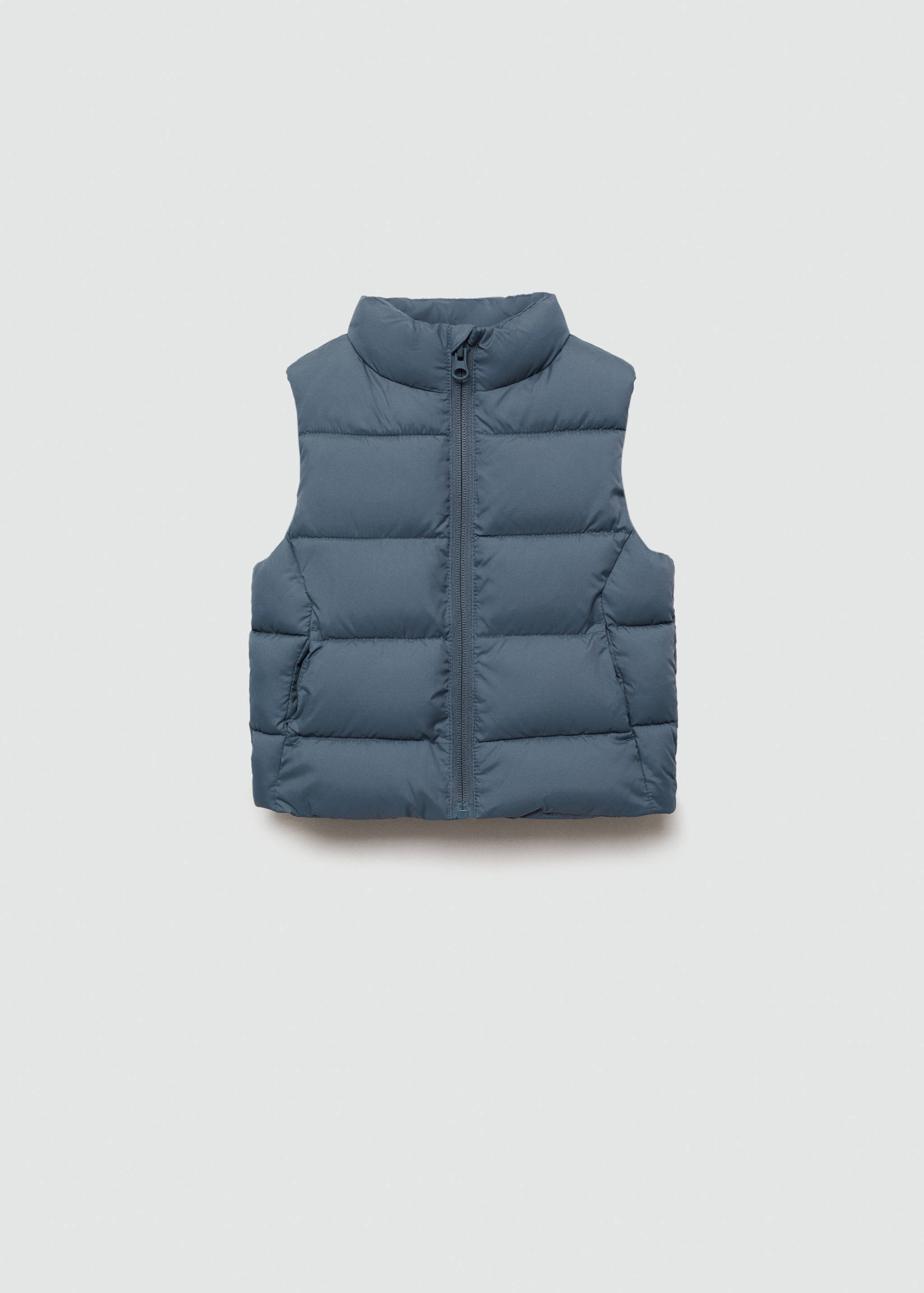 Quilted vest with pockets - Article without model