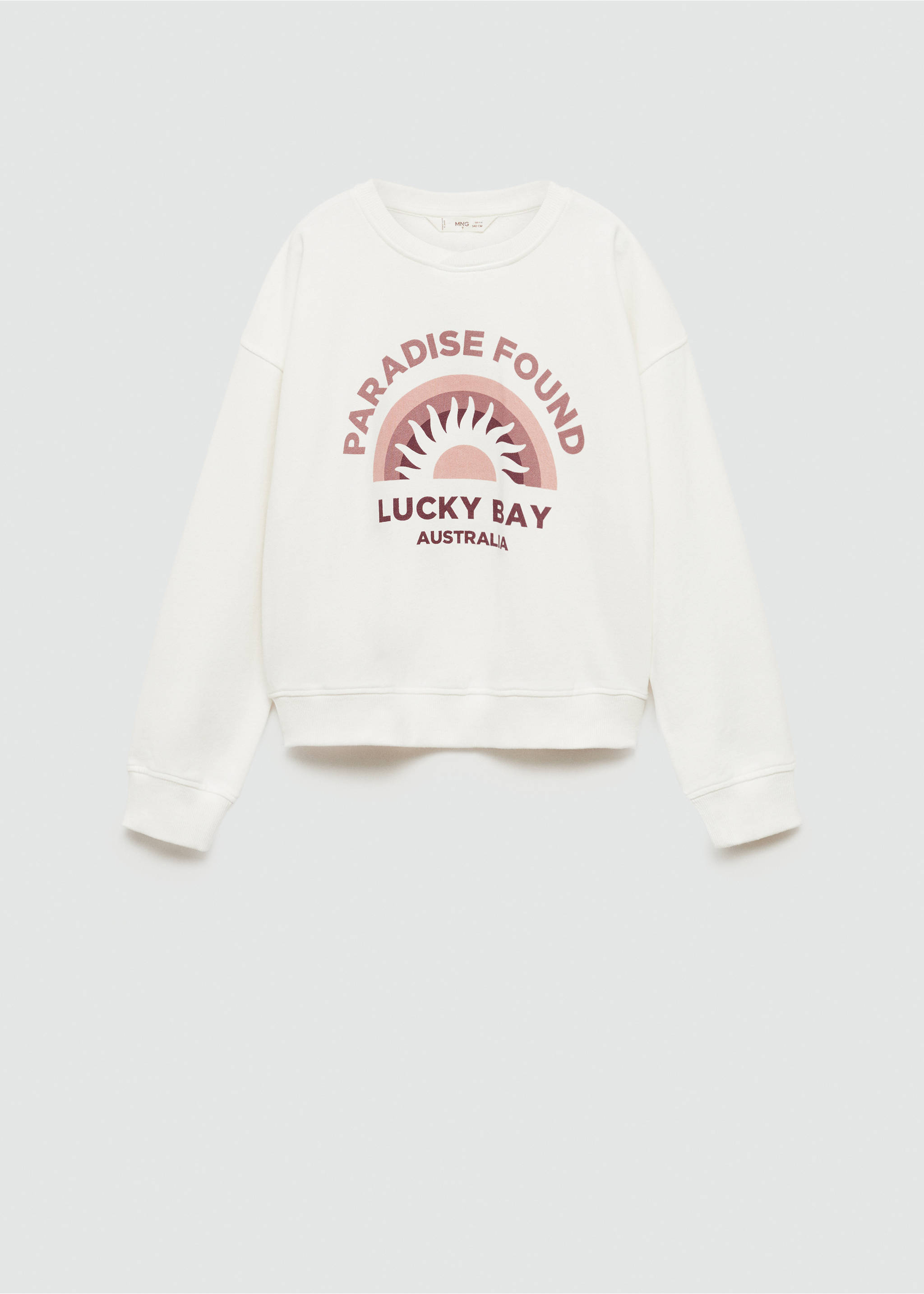 Surf printed sweatshirt - Article without model, Off White. Ref: 77024786-00.