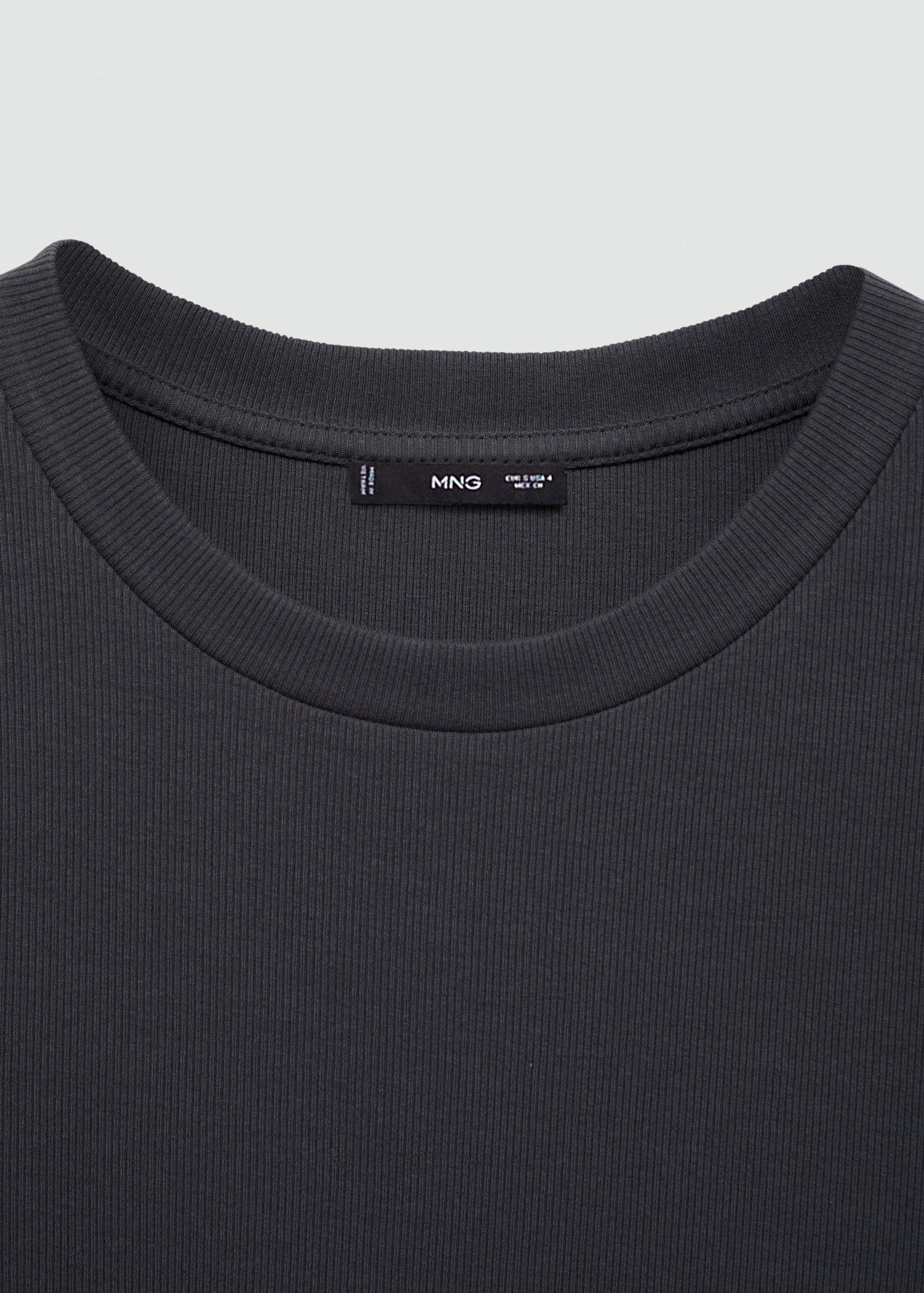 Vestido canalé abertura - Detalle del artículo 8