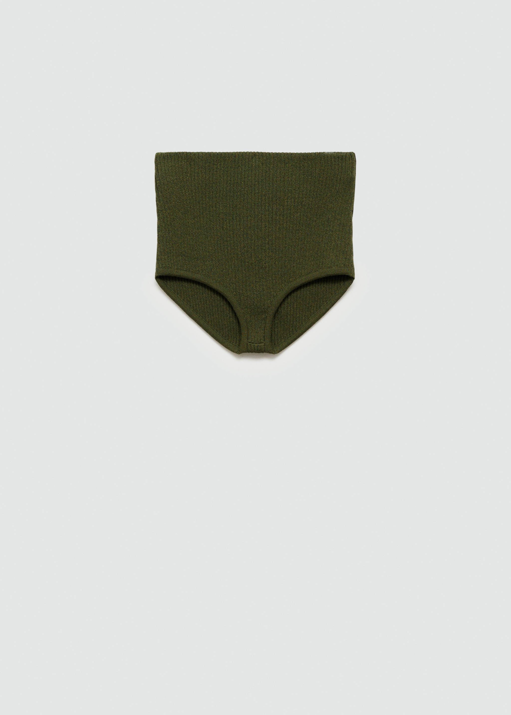 Ribbed-knit panties - Article without model