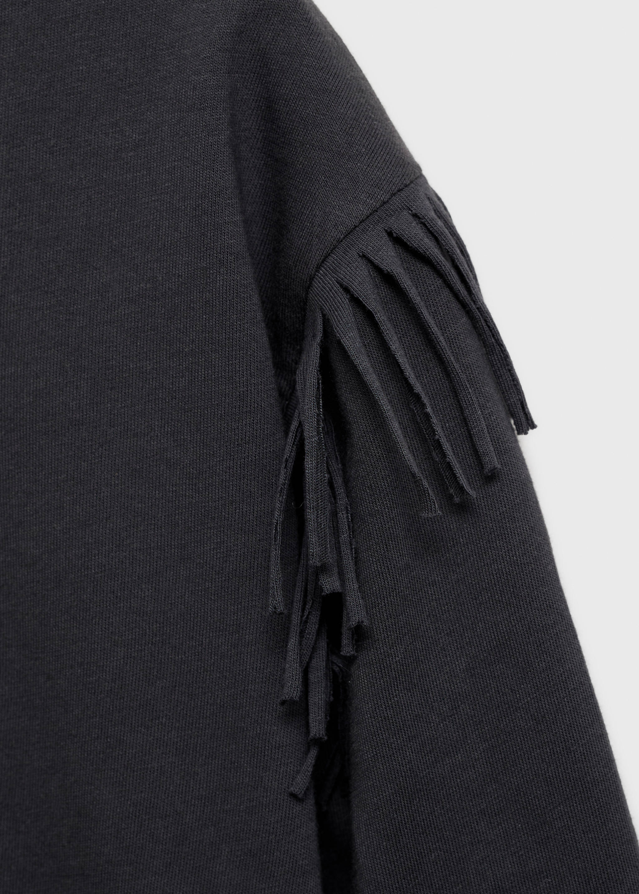 Fringe embroidery T-shirt - Details of the article 0