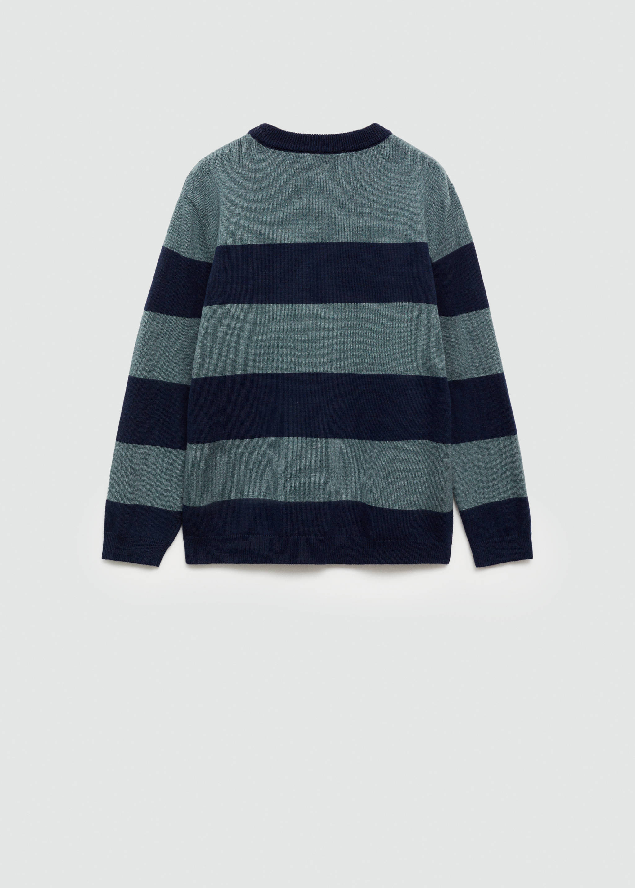 Knit striped sweater - Reverse of the article