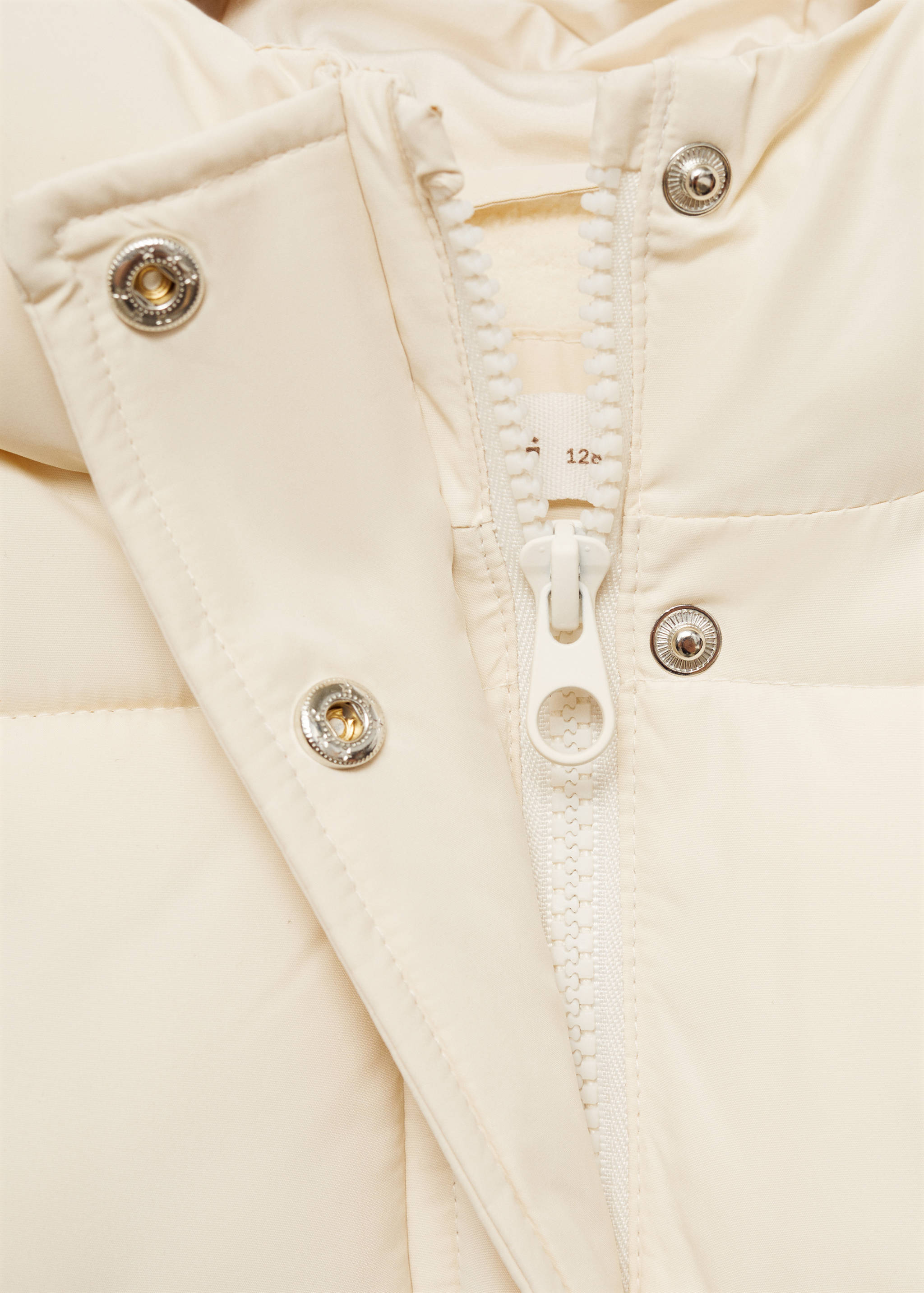 Padded anorak with shearling lining - Details of the article 8