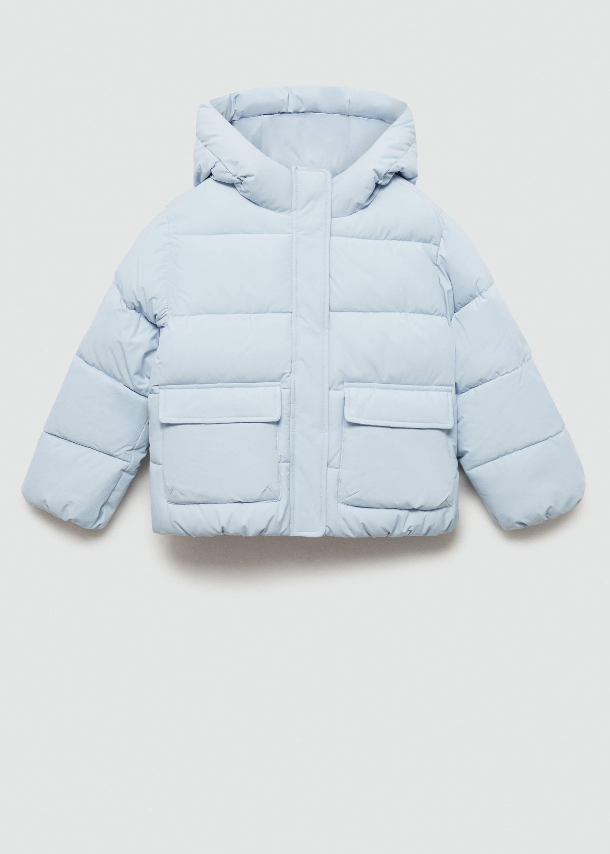 Padded anorak with shearling lining - Article without model