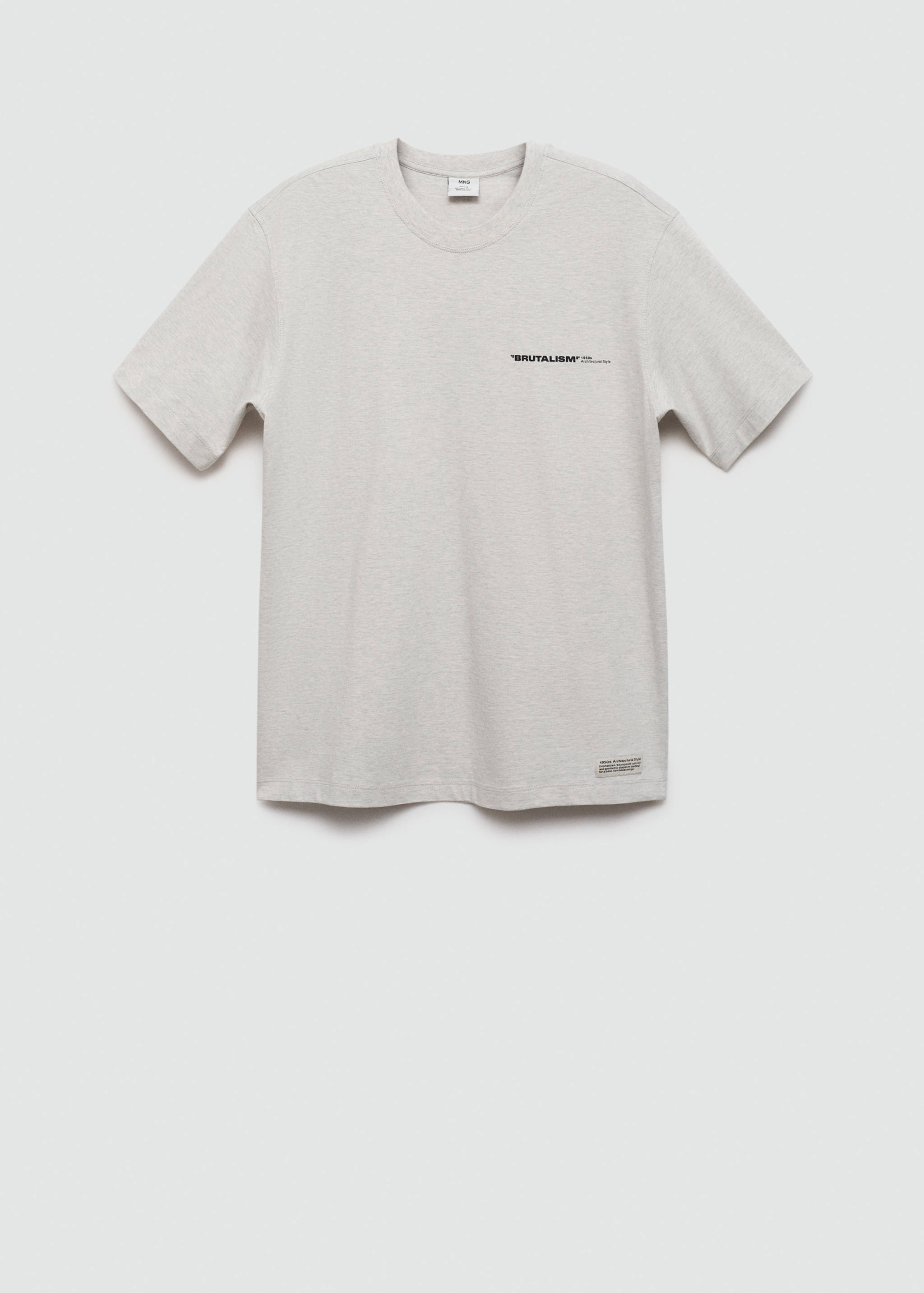 T-shirt 100 % bomull text - Artikel utan modell