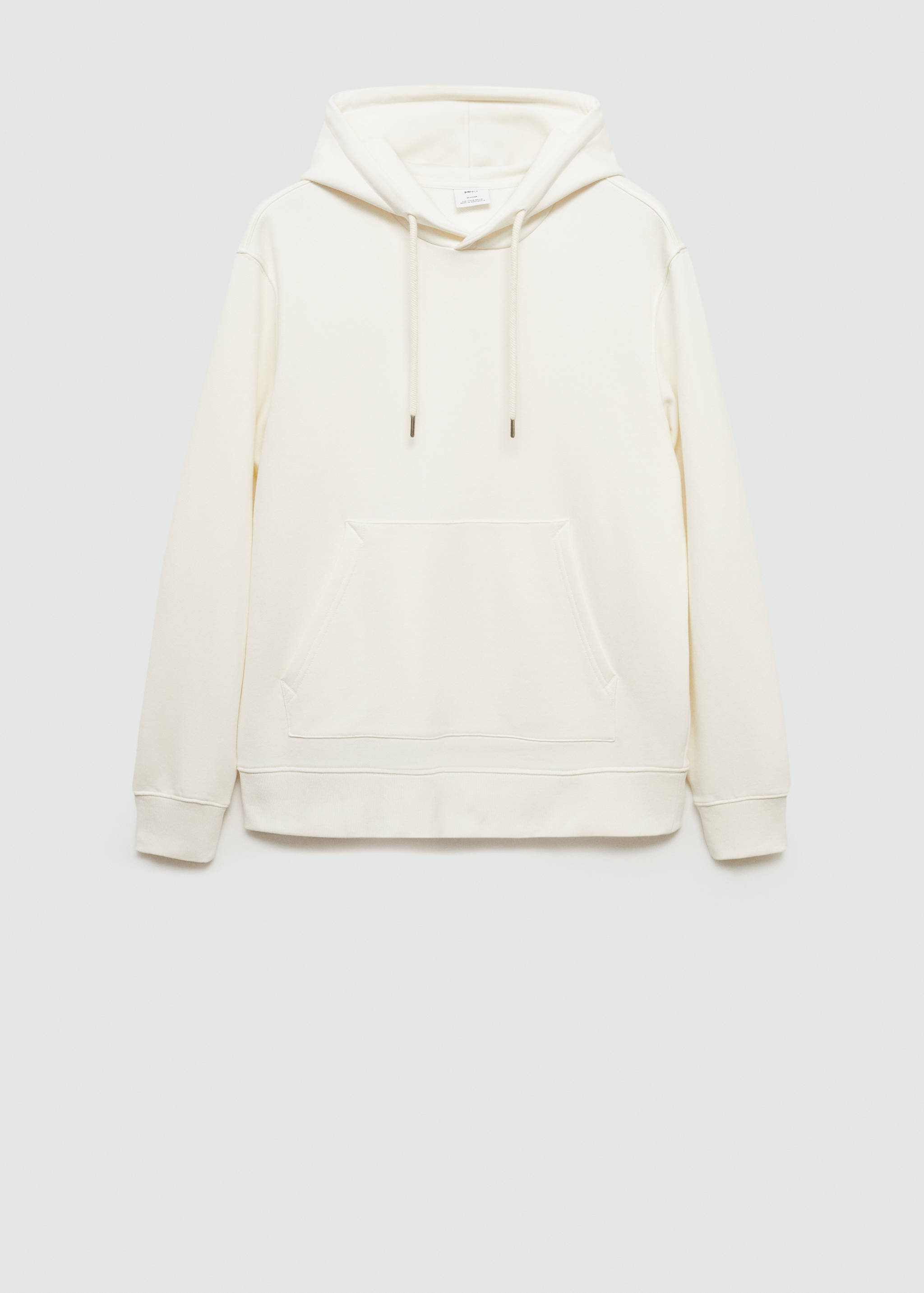 Regular-fit cotton hoodie - Article without model