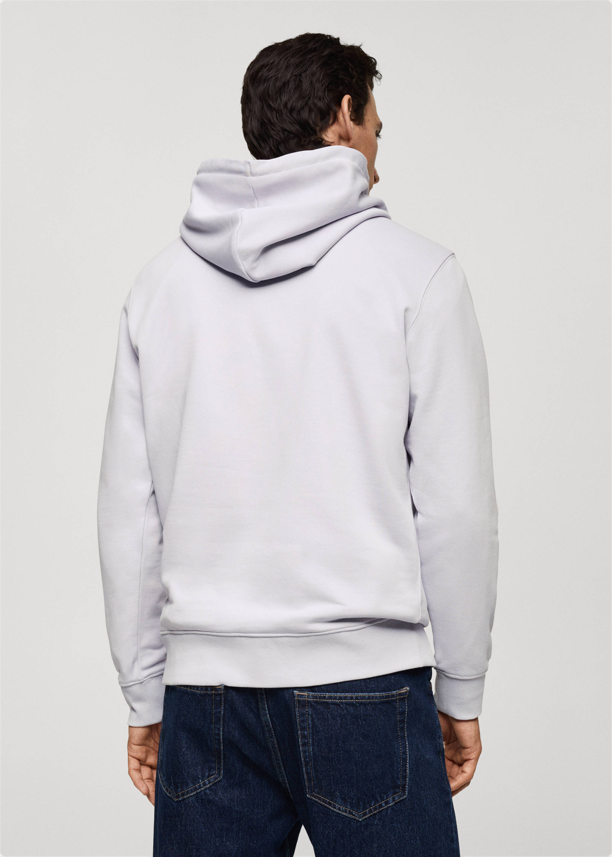 Sweat-shirt coton capuche regular-fit - Verso de l’article