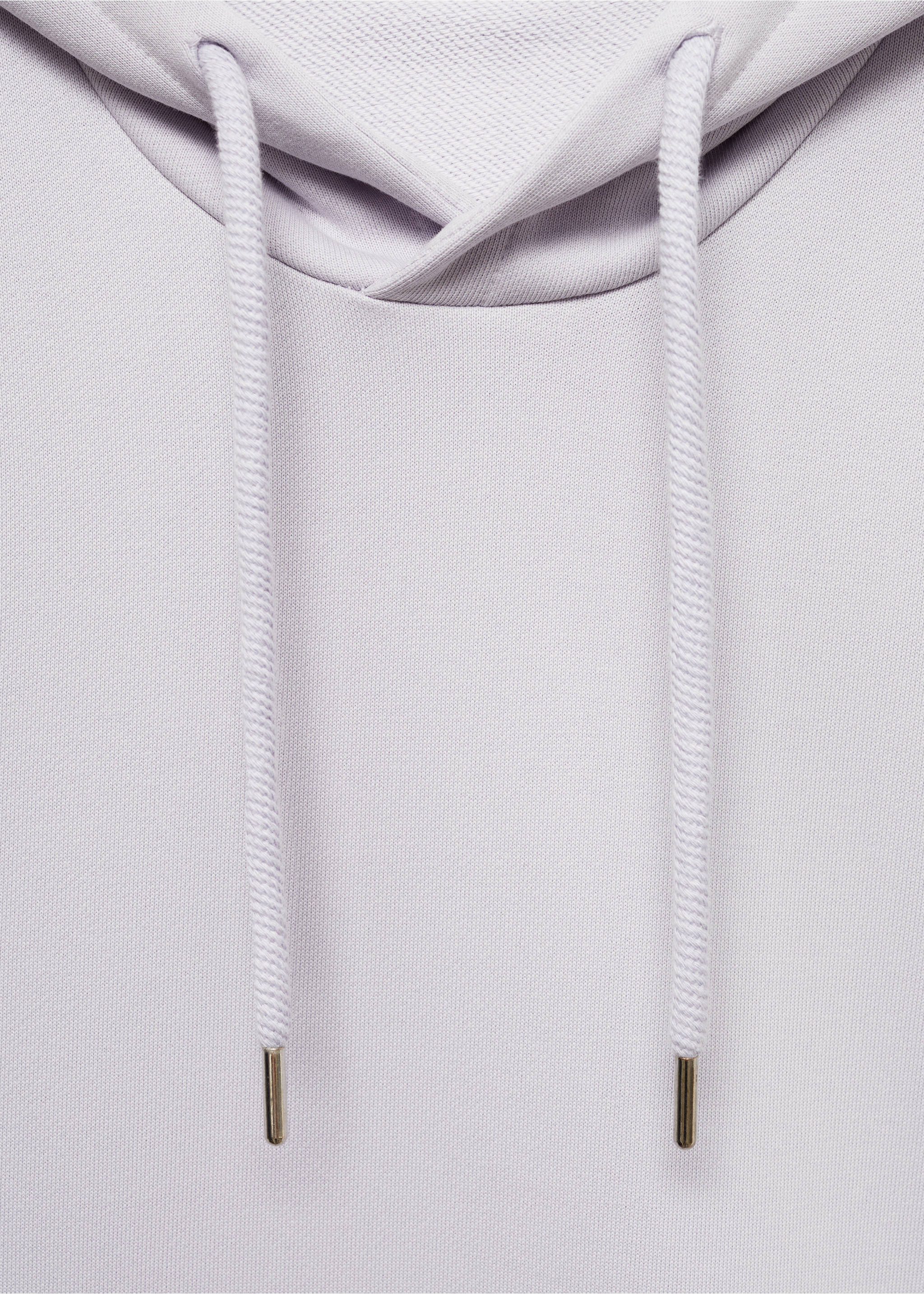 Sweat-shirt coton capuche regular-fit - Détail de l'article 8, Lilas. Ref: 77025152-00.