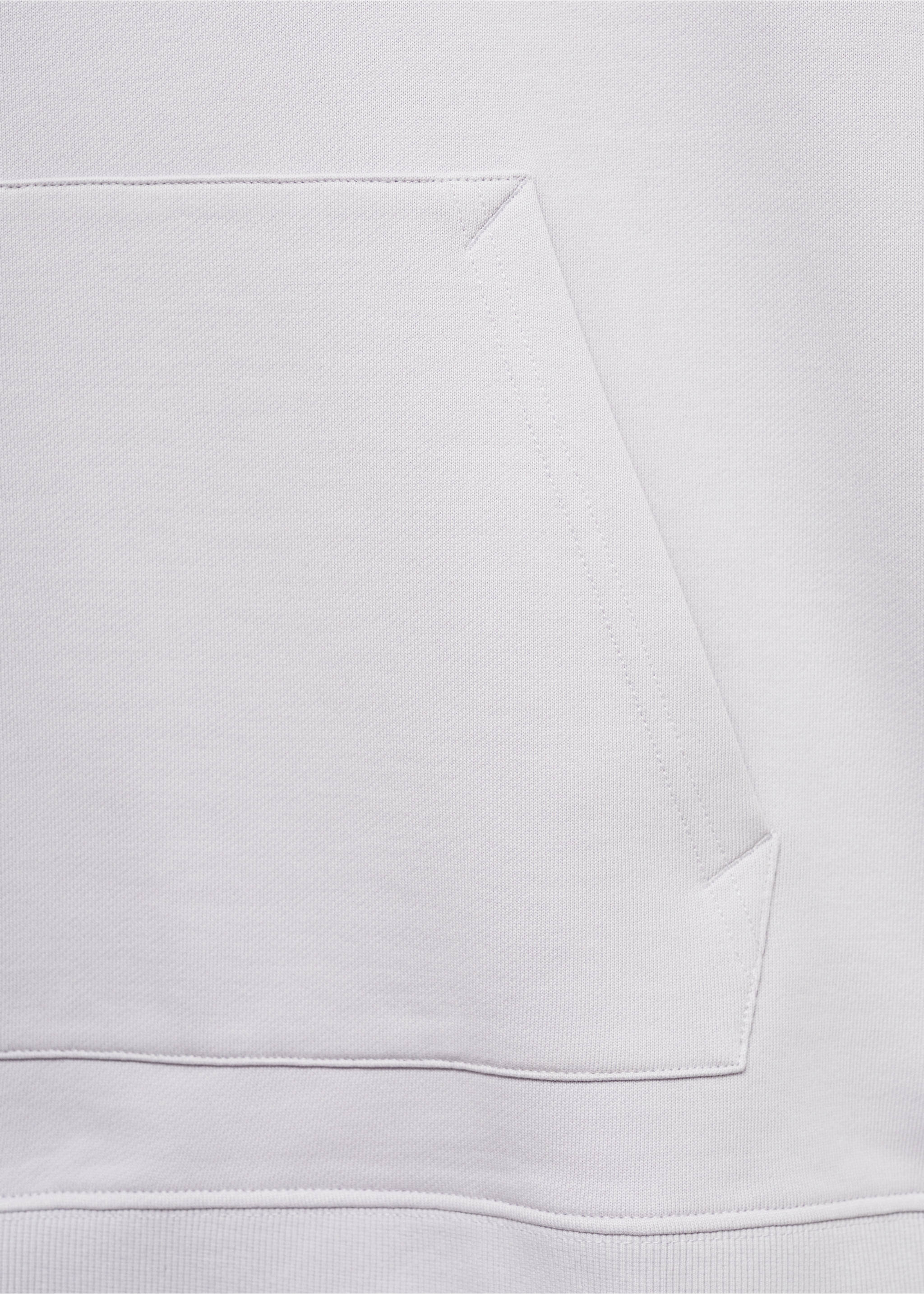 Sweat-shirt coton capuche regular-fit - Détail de l'article 0, Lilas. Ref: 77025152-00.