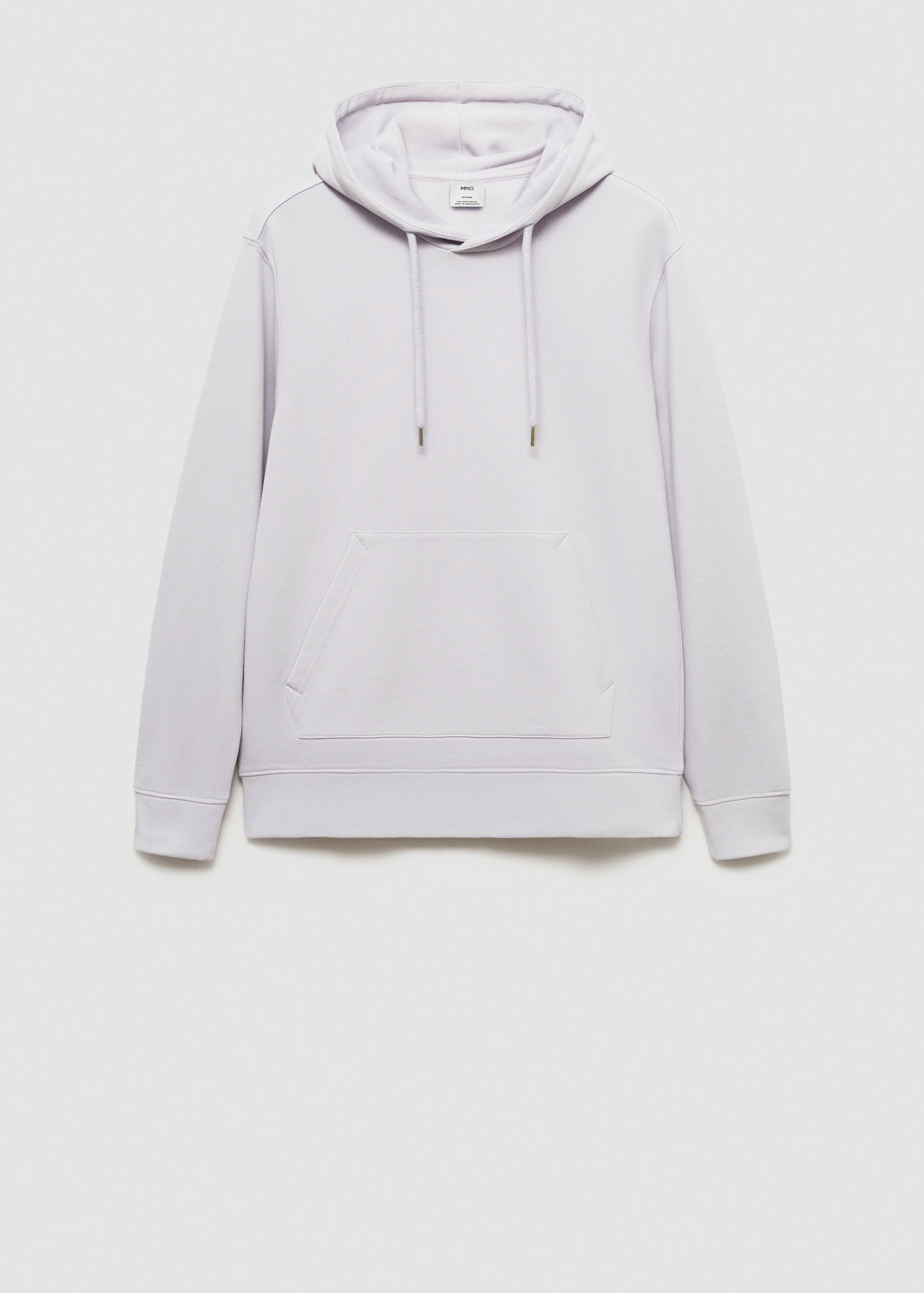 Regular-fit cotton hoodie - Article without model