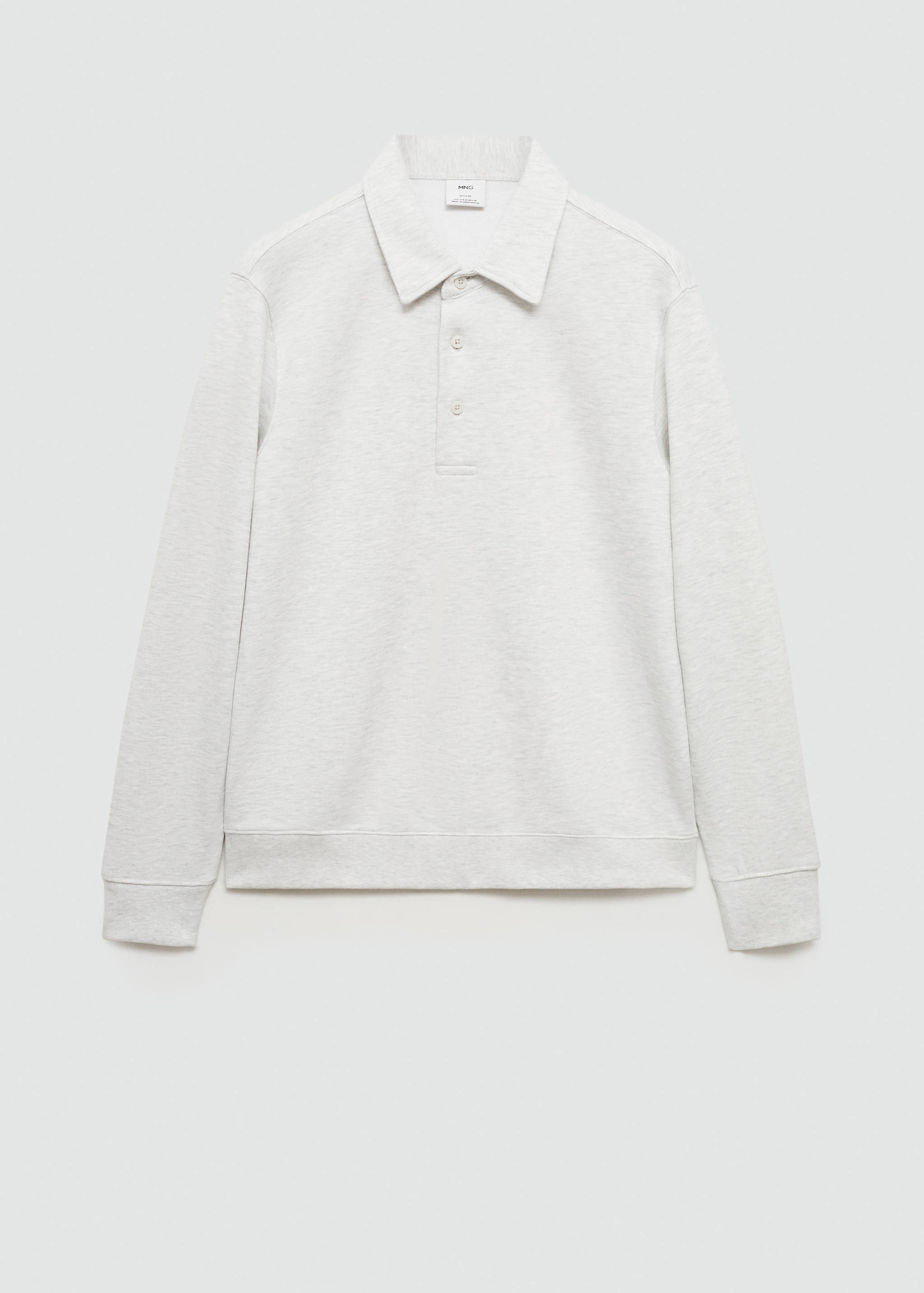 Polosweatshirt 100% katoen - Artikel zonder model