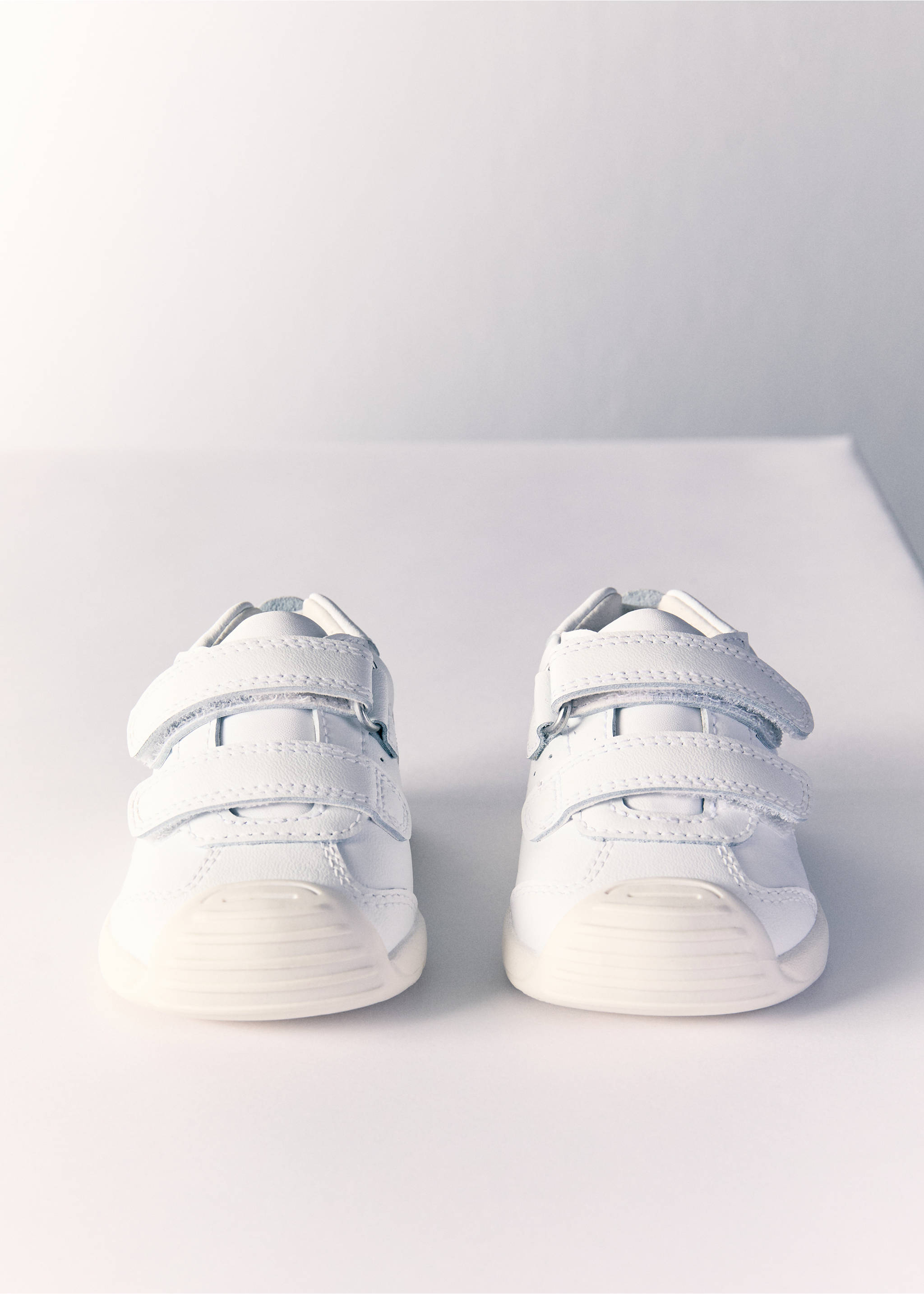 Biomecanics leather trainers - Details of the article 3, White. Ref: 77025155-00.