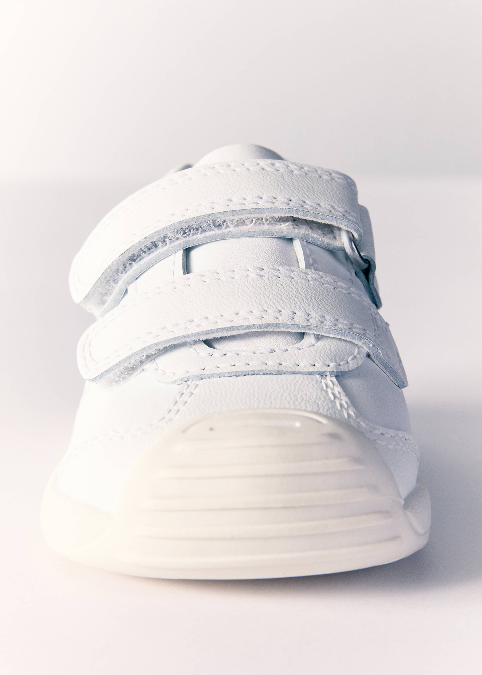 Biomecanics leather trainers - Details of the article 4, White. Ref: 77025155-00.