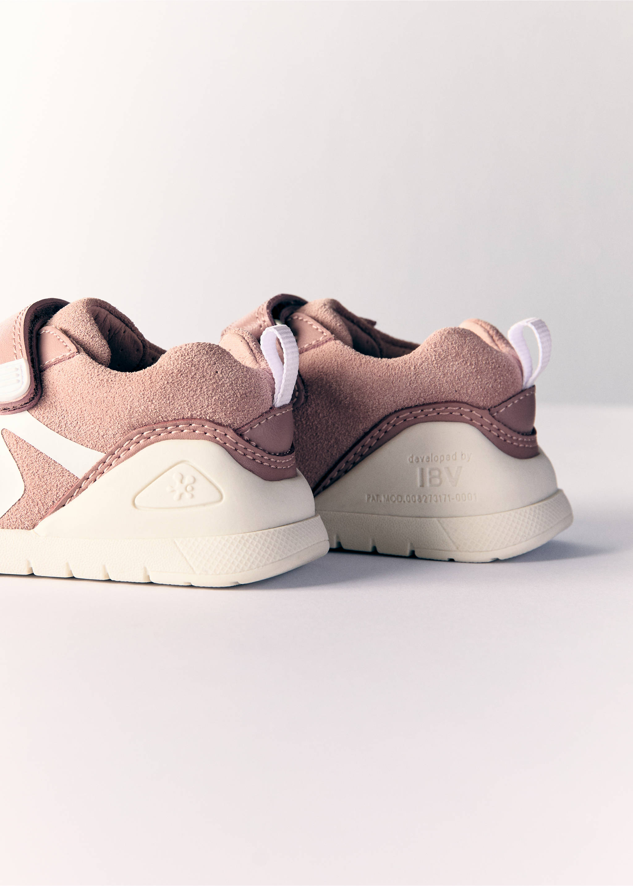 Biomecanics leather trainers - Details of the article 5, Pink. Ref: 77025156-00.