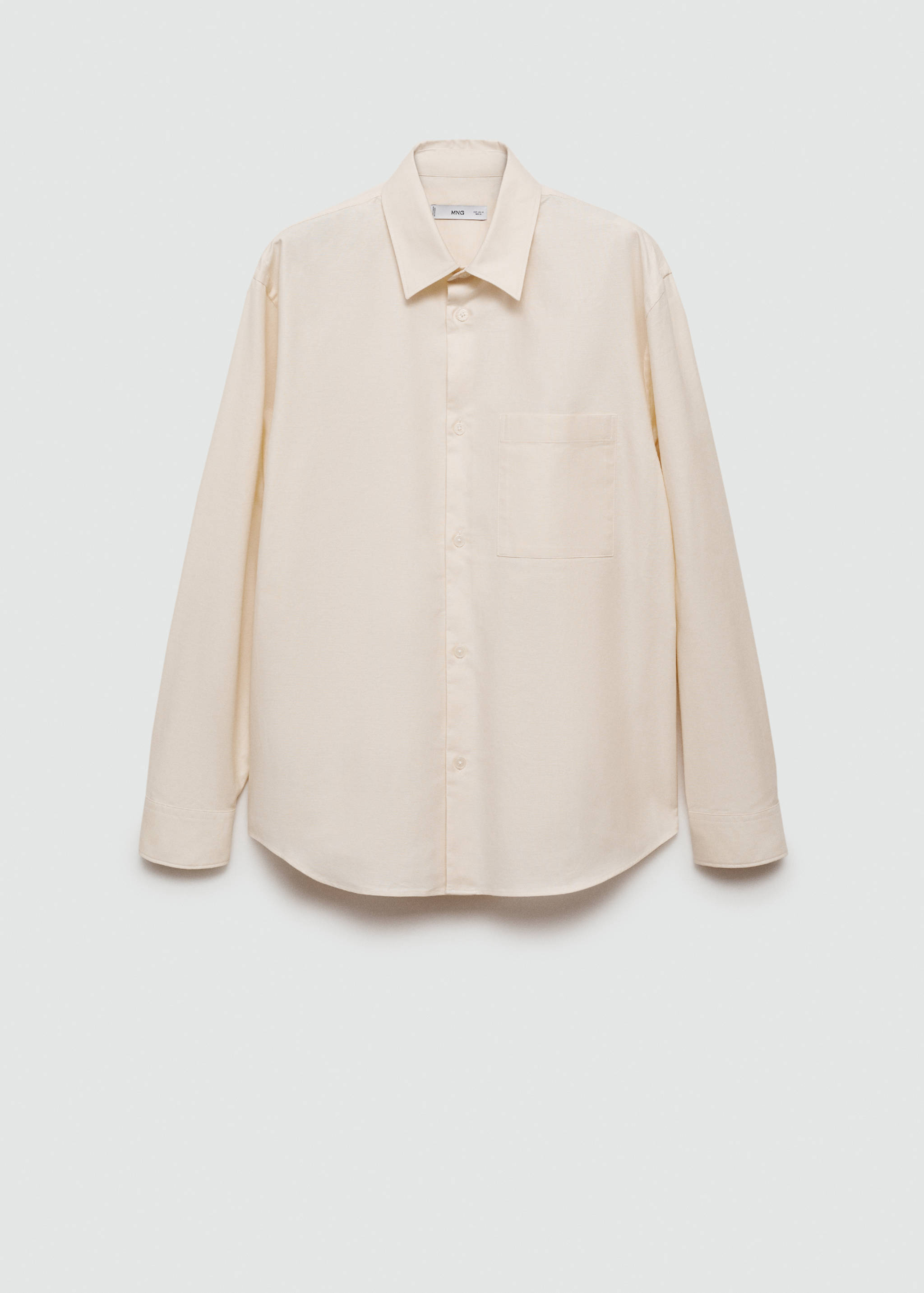 Relaxed-fit Oxford cotton shirt - Article without model