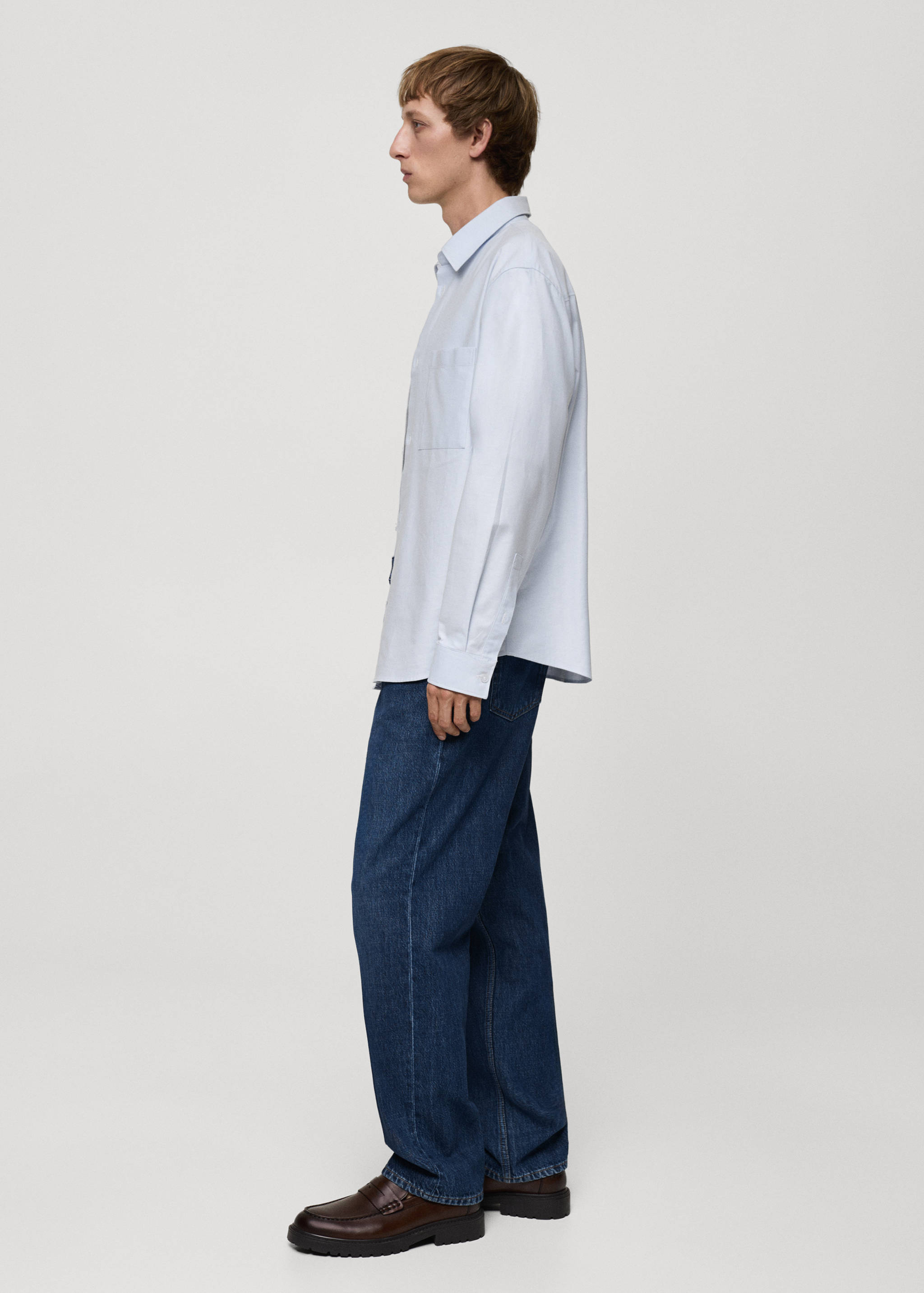 Relaxed-fit Oxford cotton shirt - Details of the article 2