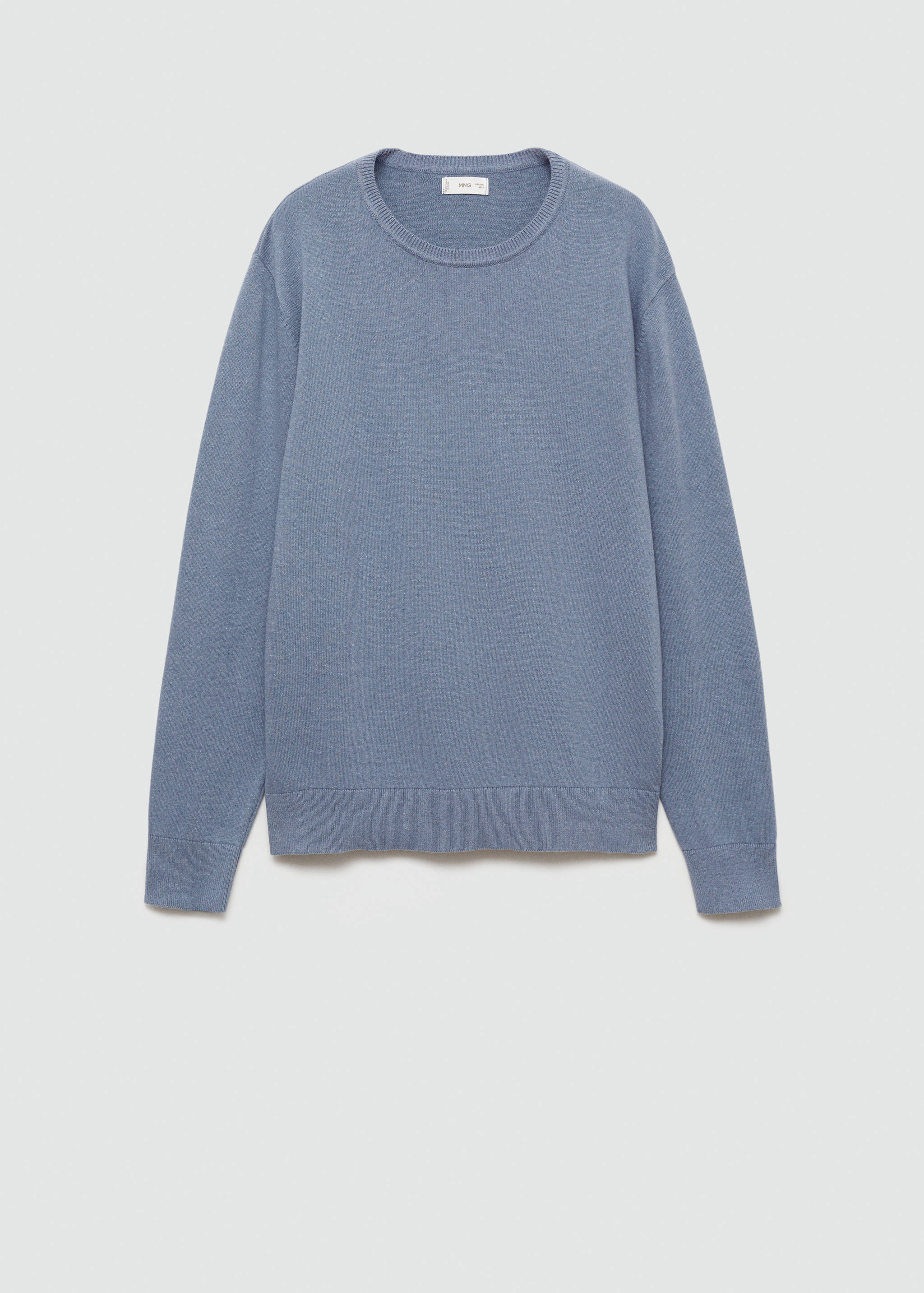 Round-neck knitted sweater - Article without model