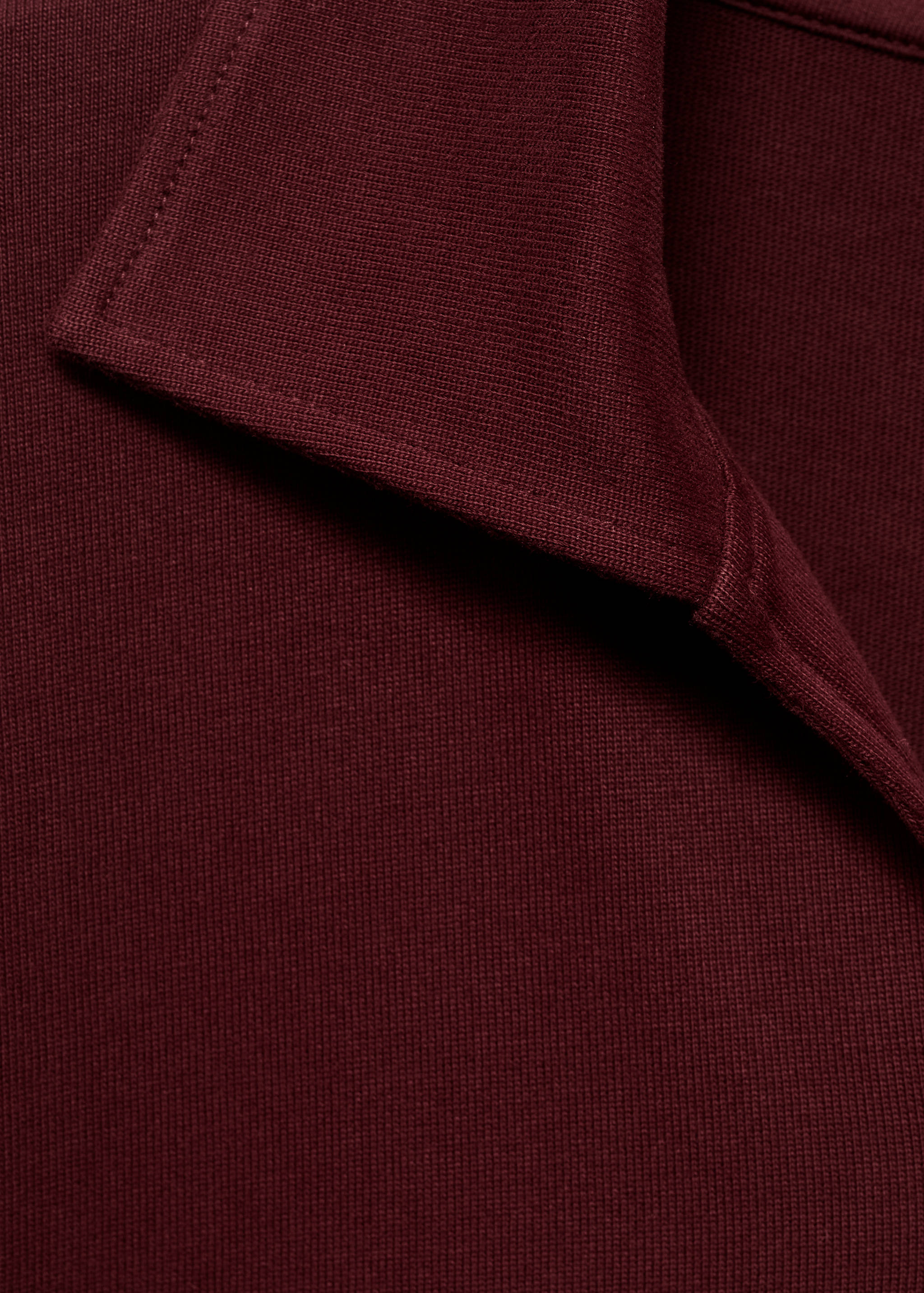 Oversized relaxed-fit polo-neck sweatshirt - Details of the article 8