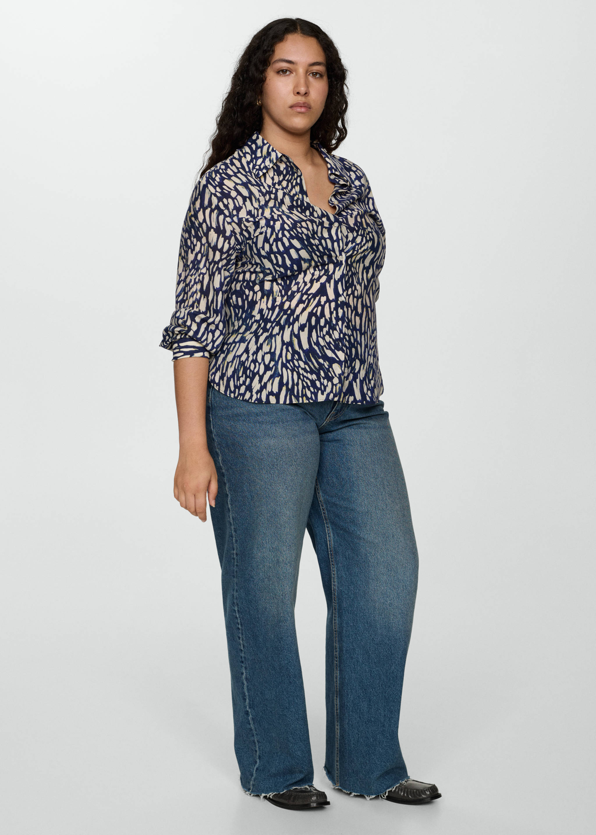 Lyocell printed shirt - Details of the article 3