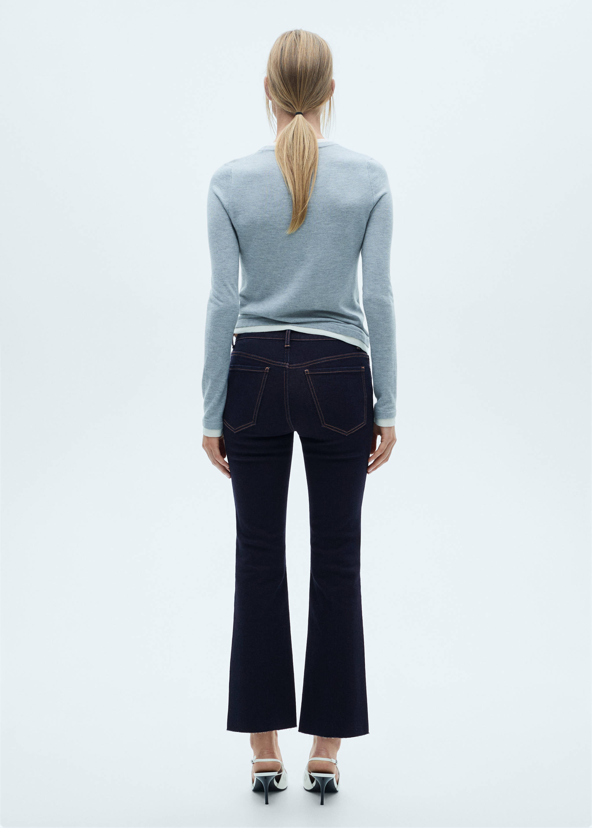 Jean Sienna flare crop rinse wash - Verso de l’article