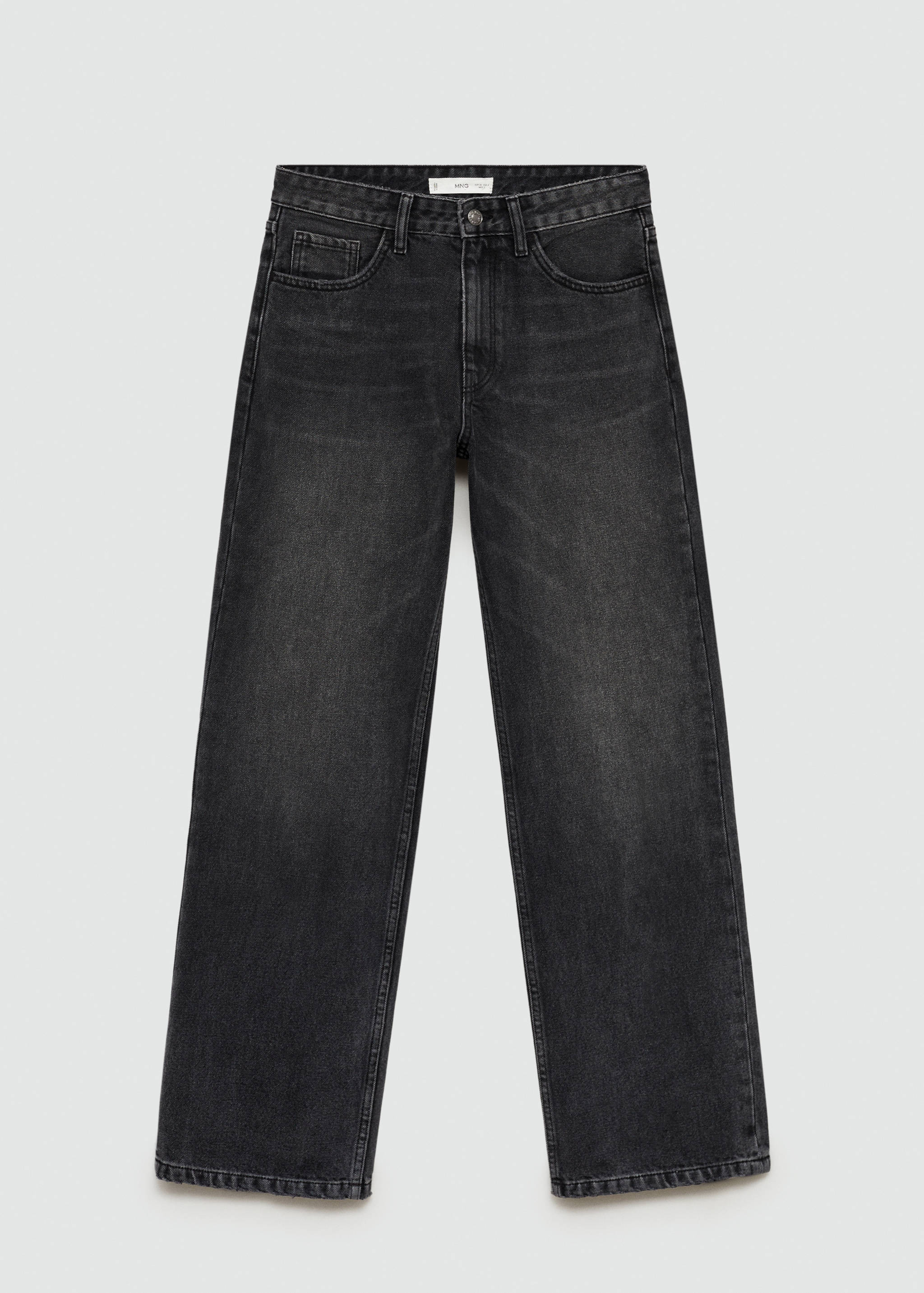 Mid-rise straight jeans - Article without model
