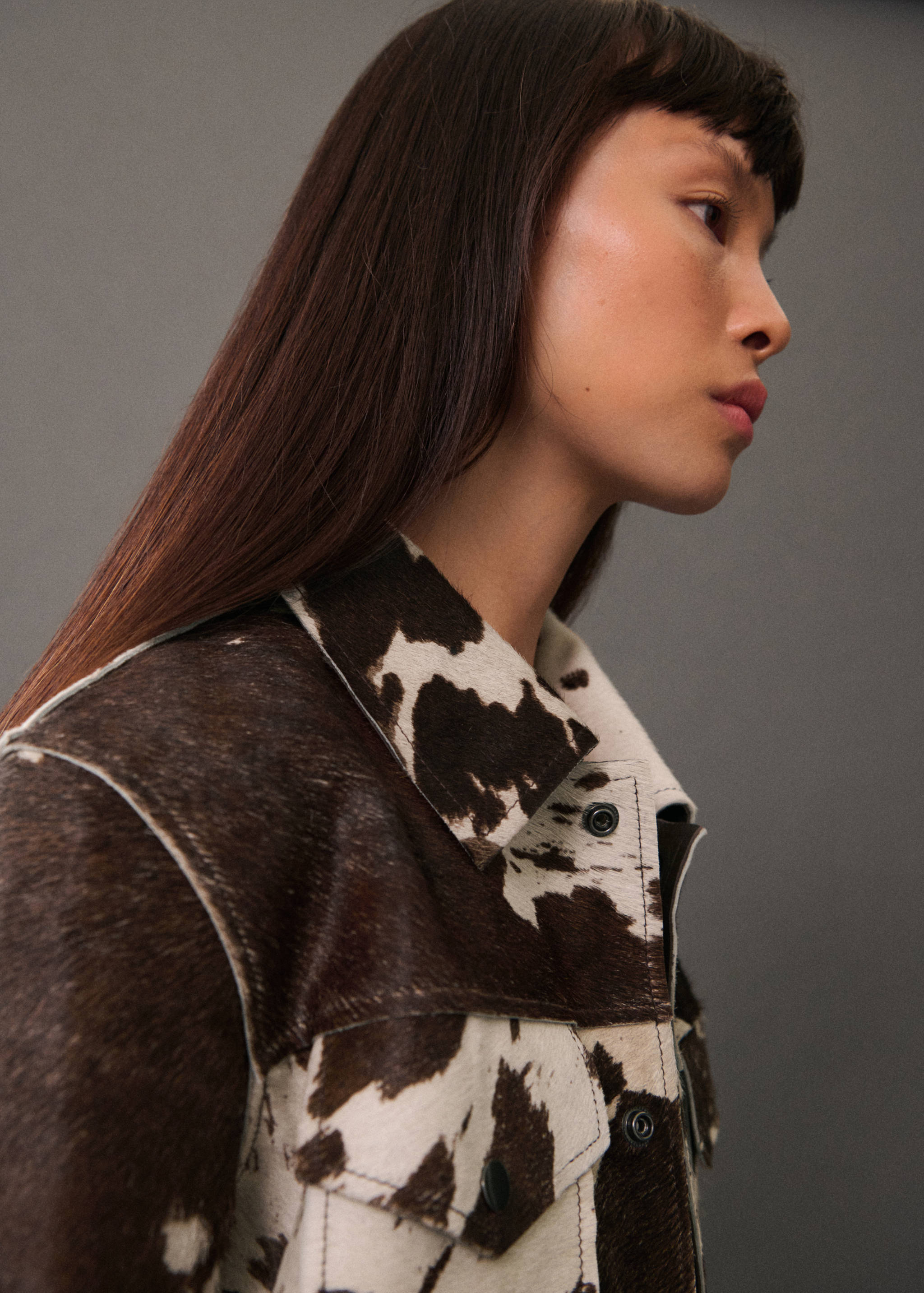 Veste 100 % cuir imitation fourrure - Détail de l'article 6