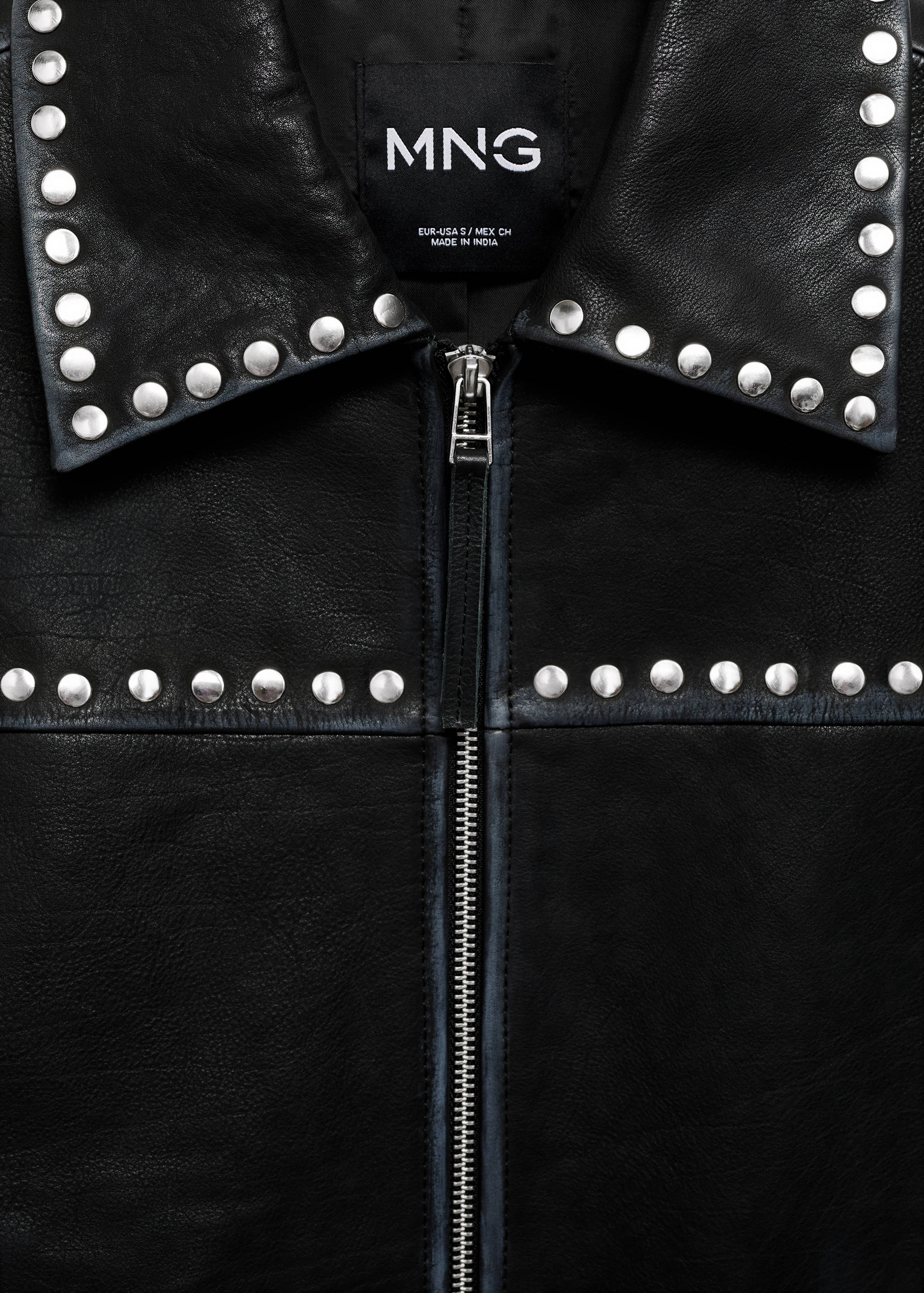 Studded leather jacket - Details of the article 8
