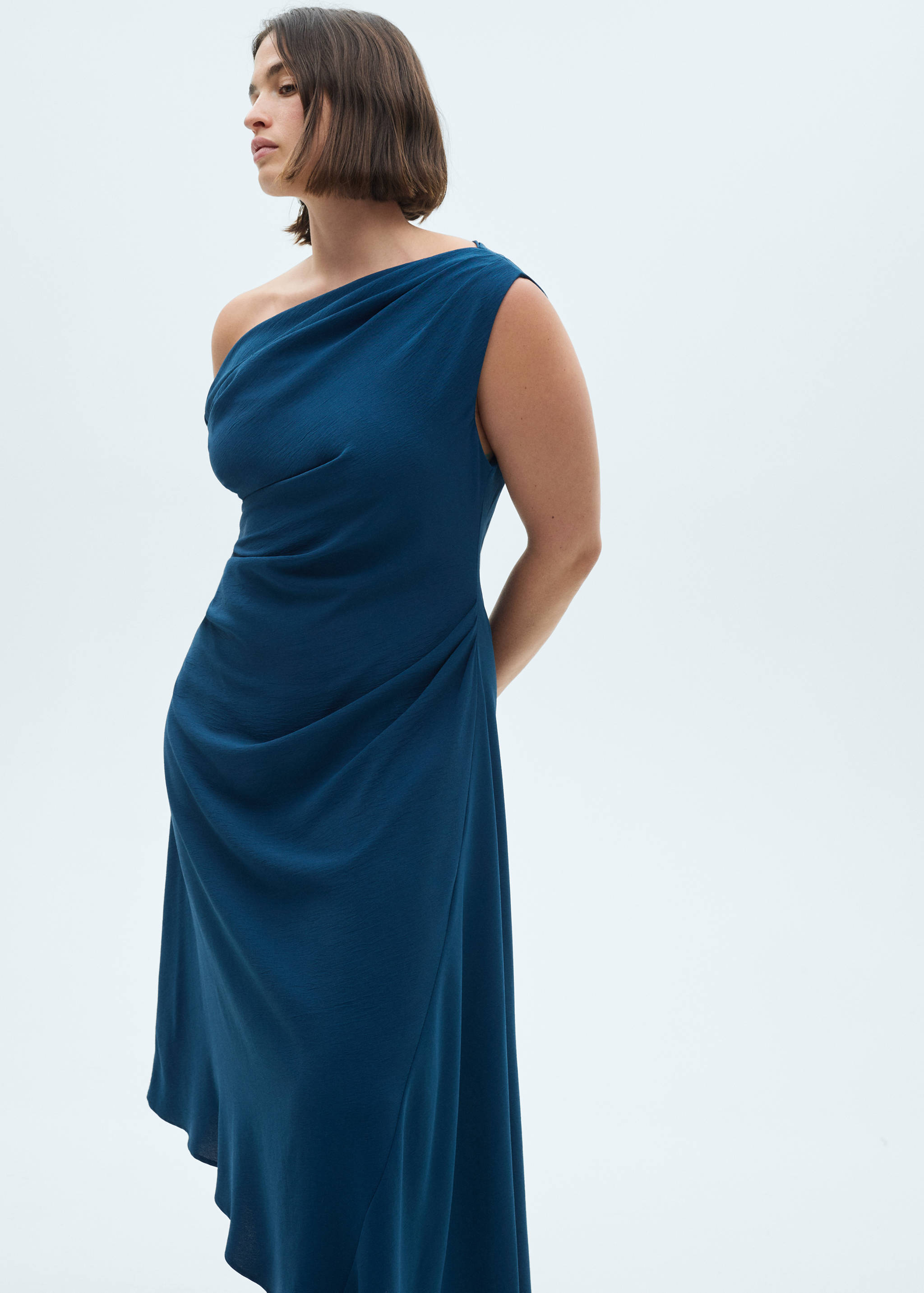Vestido asimétrico fruncido - Detalle del artículo 5