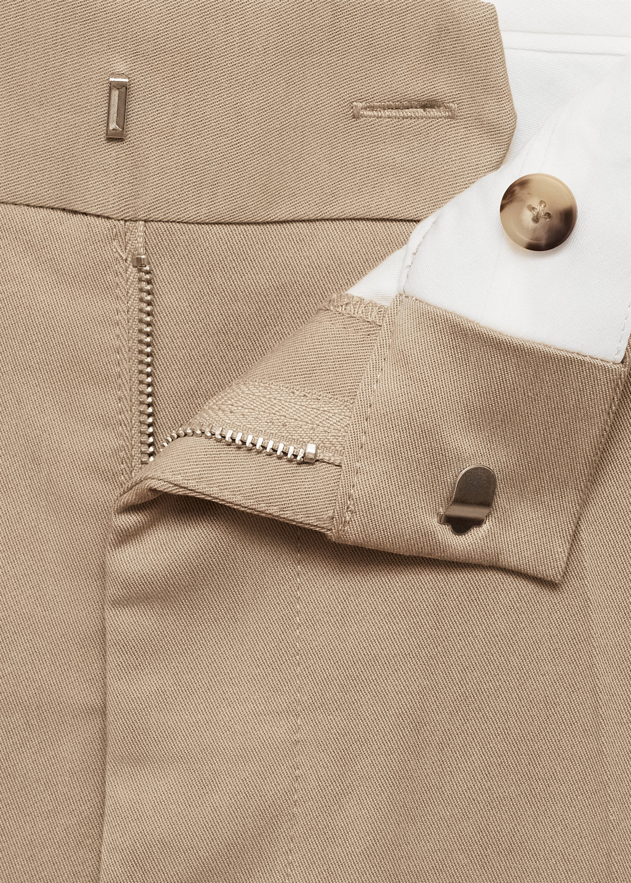 Pantalón regular fit algodón tencel - Detalle del artículo 0